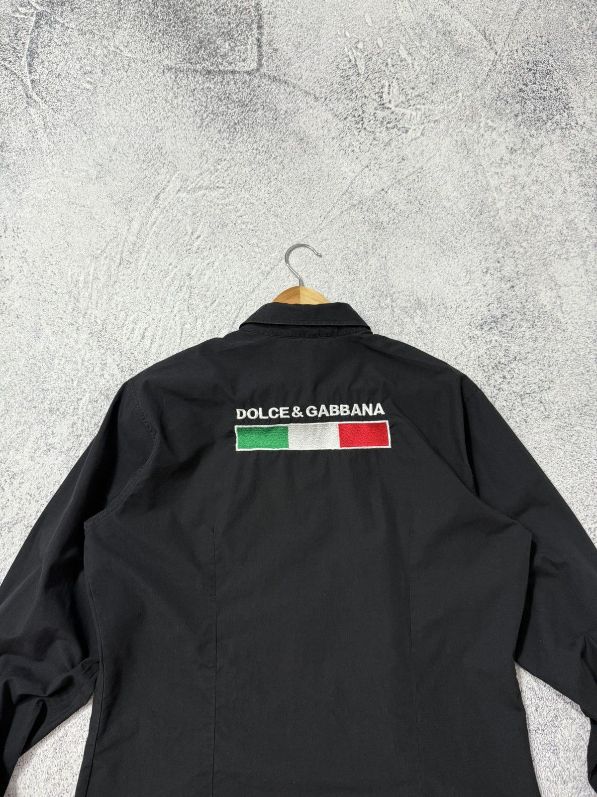 Dolce & Gabbana × Vintage Dolce & Gabbana Black Shirt Big Logo AVANTGARDE Y2K Size US XL / EU 56 / 4 - 12 Thumbnail
