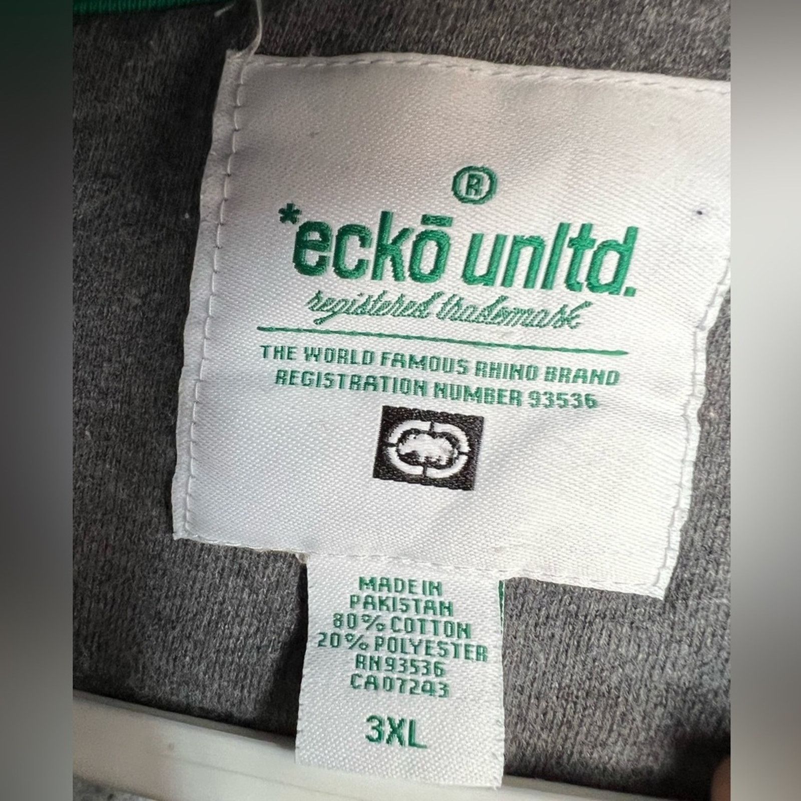 Ecko Unltd. VINTAGE SIZE 3XL Y2K 2000s Ecko Unltd Zip Hoodie HipHop Size US XXL / EU 58 / 5 - 5 Thumbnail
