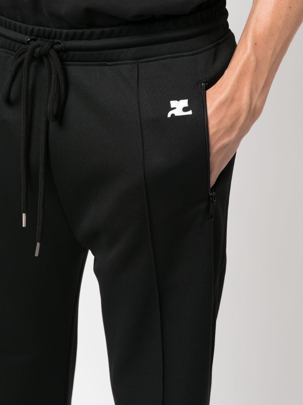 Courreges o1mle0125 Sport Jersey Sweatpant & Jogger in Black Size US 30 / EU 46 - 5 Thumbnail