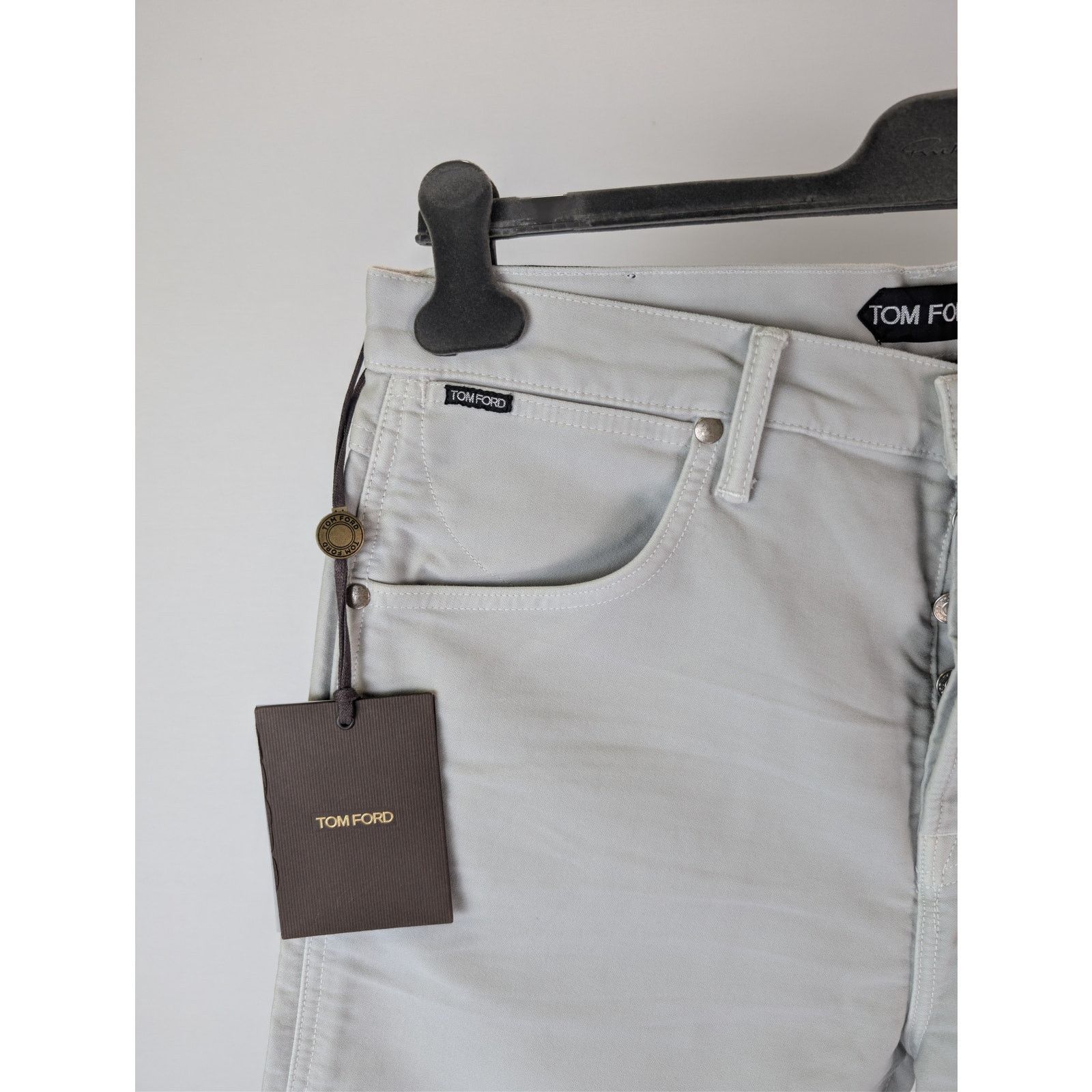 Tom Ford o1rshd1 Tapered Fit Denim Jeans in Grey Size US 34 / EU 50 - 6 Thumbnail