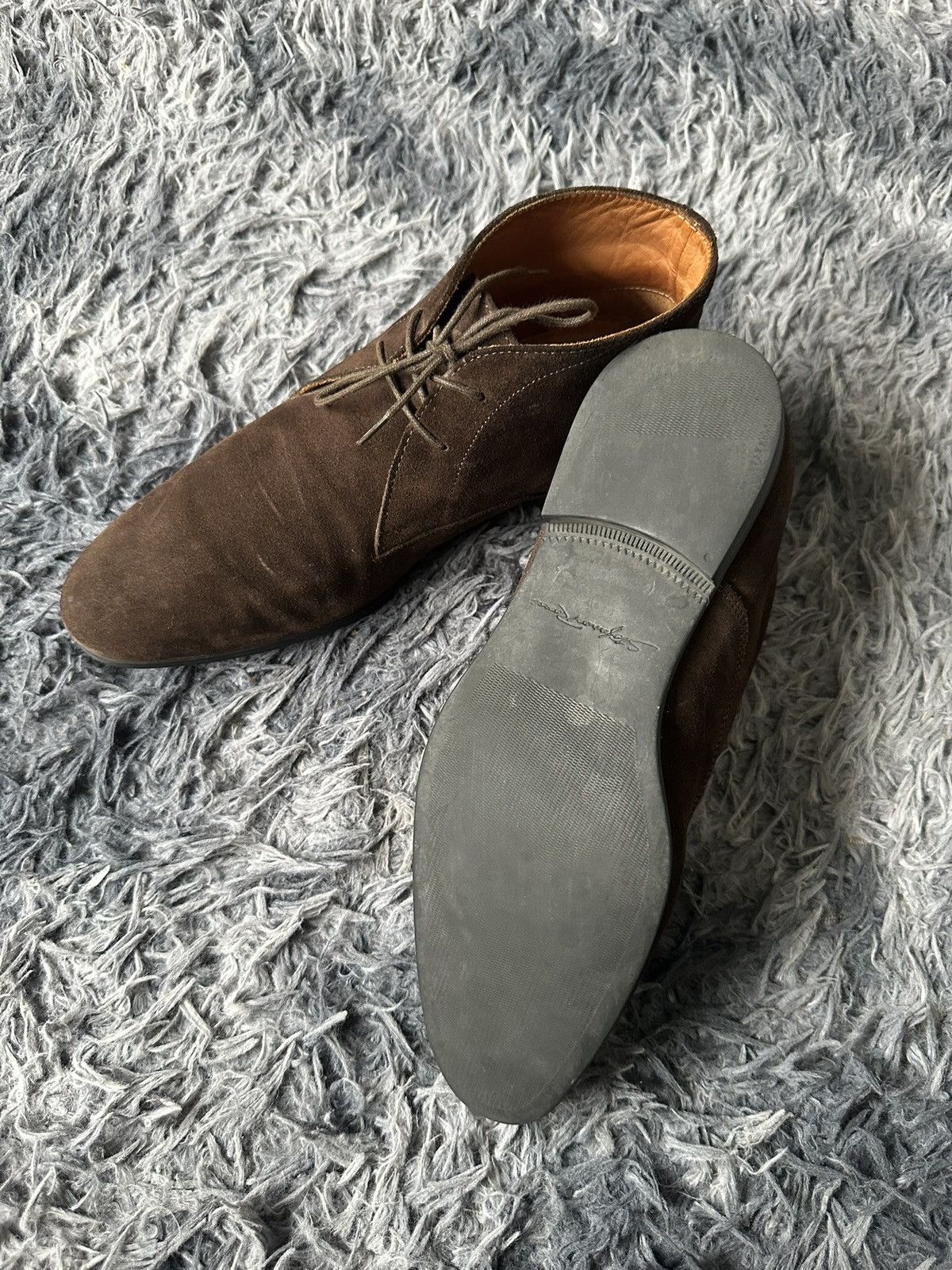 Japanese Brand 🔥Grail🔥 00’s Stefano Rossi Oumo suede chukka brown shoes Size US 9 / EU 42 - 12 Thumbnail