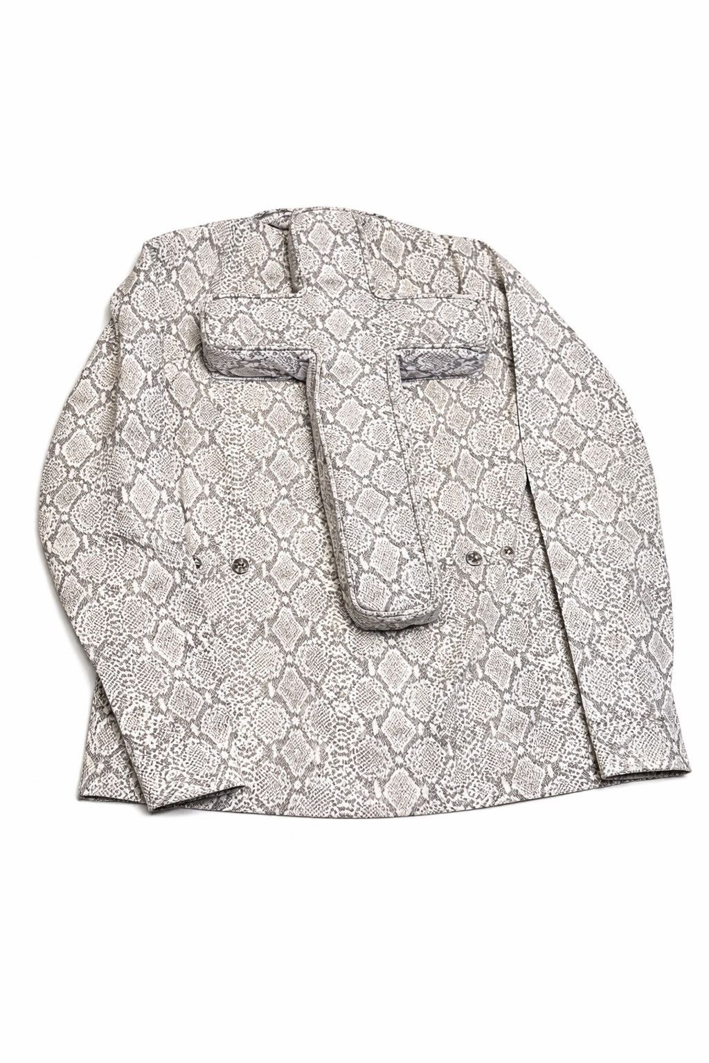 Other Seventh Generation Faux Leather Snake Skin Puff Cross Jacket Size US M / EU 48-50 / 2 - 2 Thumbnail