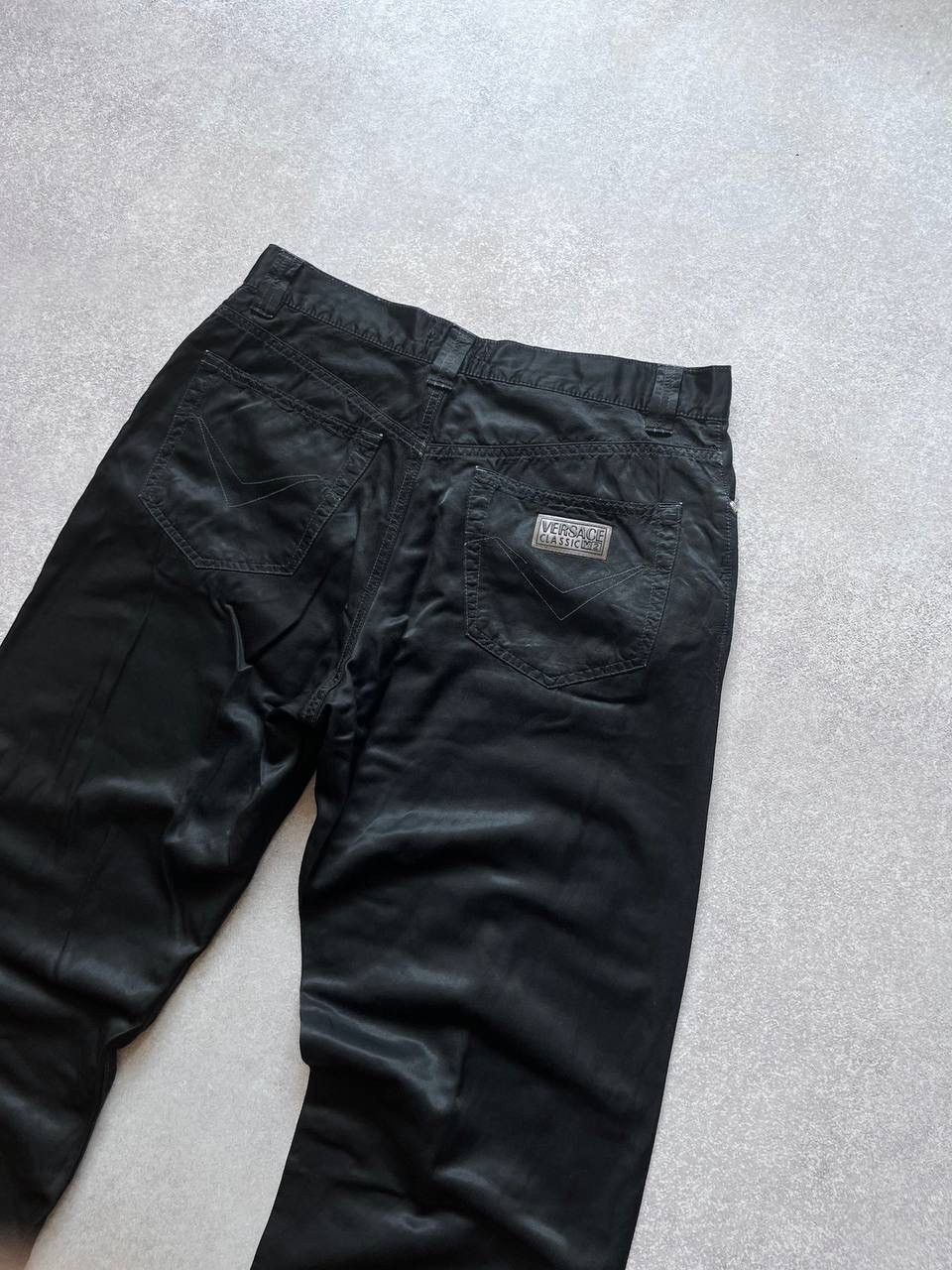 Versace Vintage Versace Silk Baggy Pants Y2K 34 + Dolce Embroidery Size US 34 / EU 50 - 4 Thumbnail