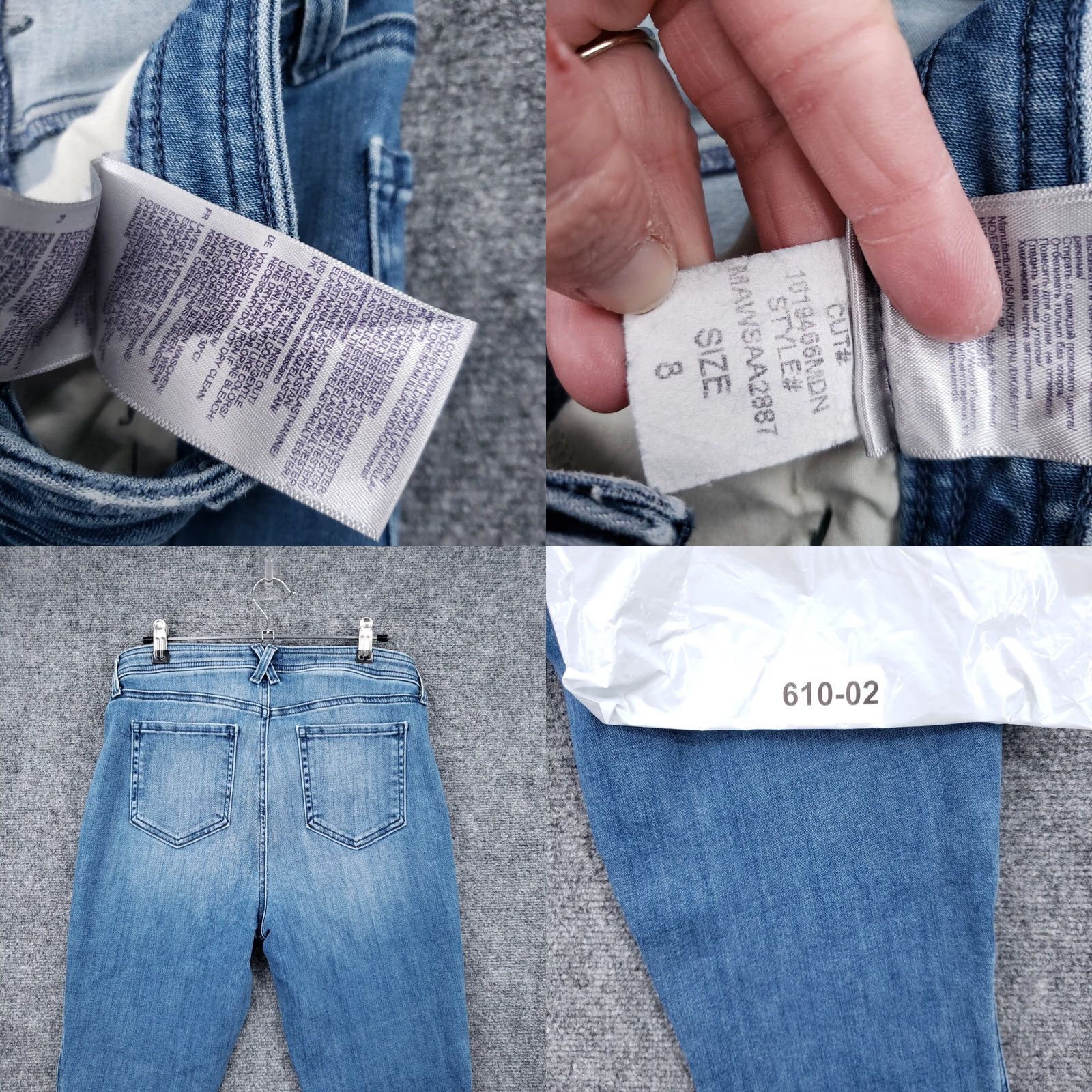 NYDJ NYDJ Ami Jeans Womens 8 Blue Skinny Hi Rise LiftxTuck Medium Wash Stretch Denim Size 30" / US 8 / IT 44 - 9 Thumbnail