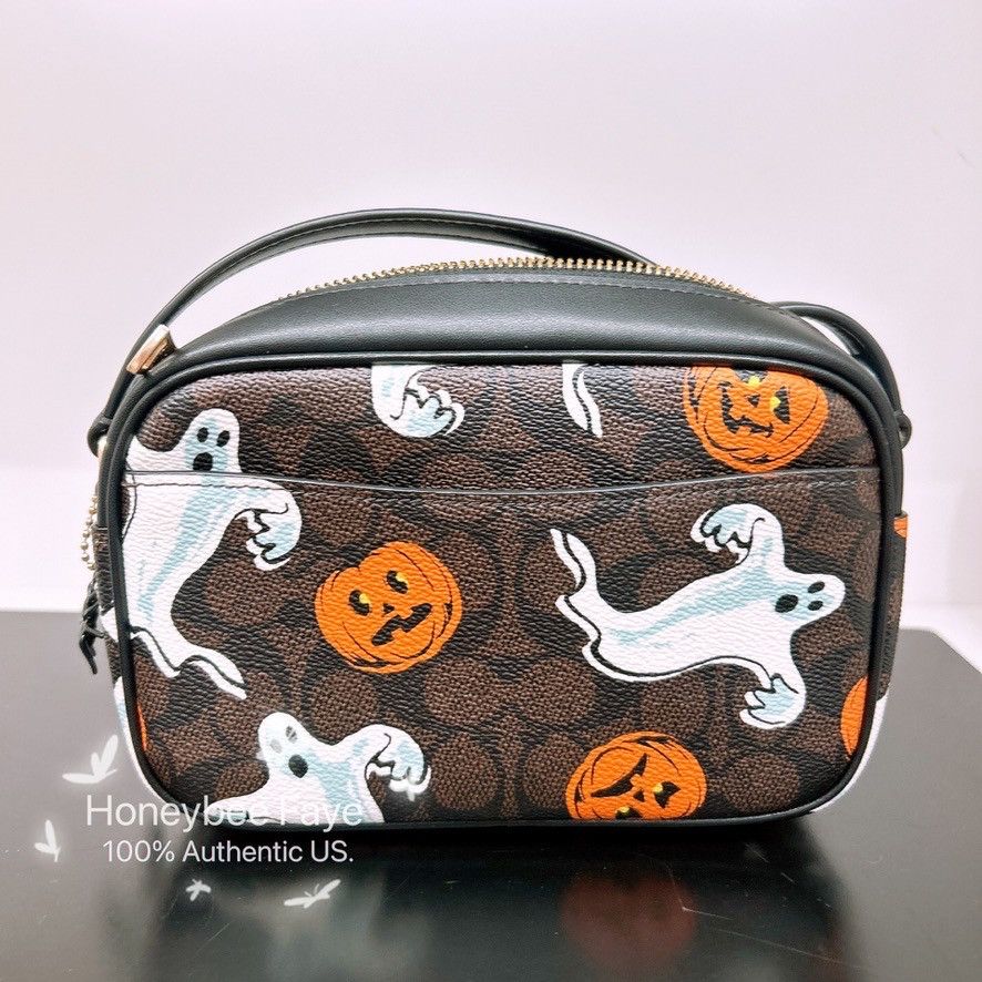 Coach Mini Jamie Camera Bag In Signature Canvas With Halloween Size ONE SIZE - 4 Thumbnail