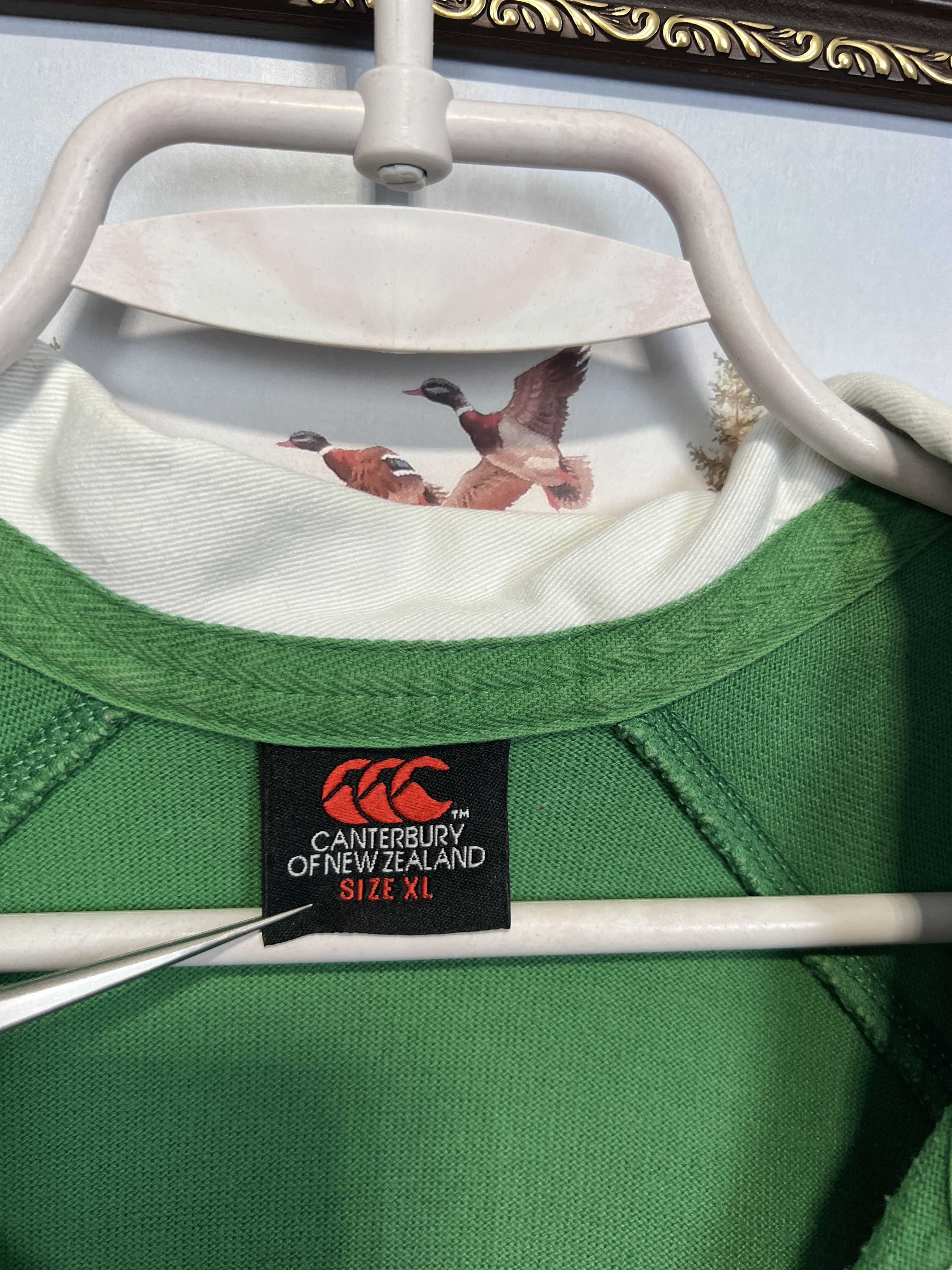 Vintage Canterbury Ireland Triple Crown Winners Rugby Shirt Jersey Size US XL / EU 56 / 4 - 5 Thumbnail