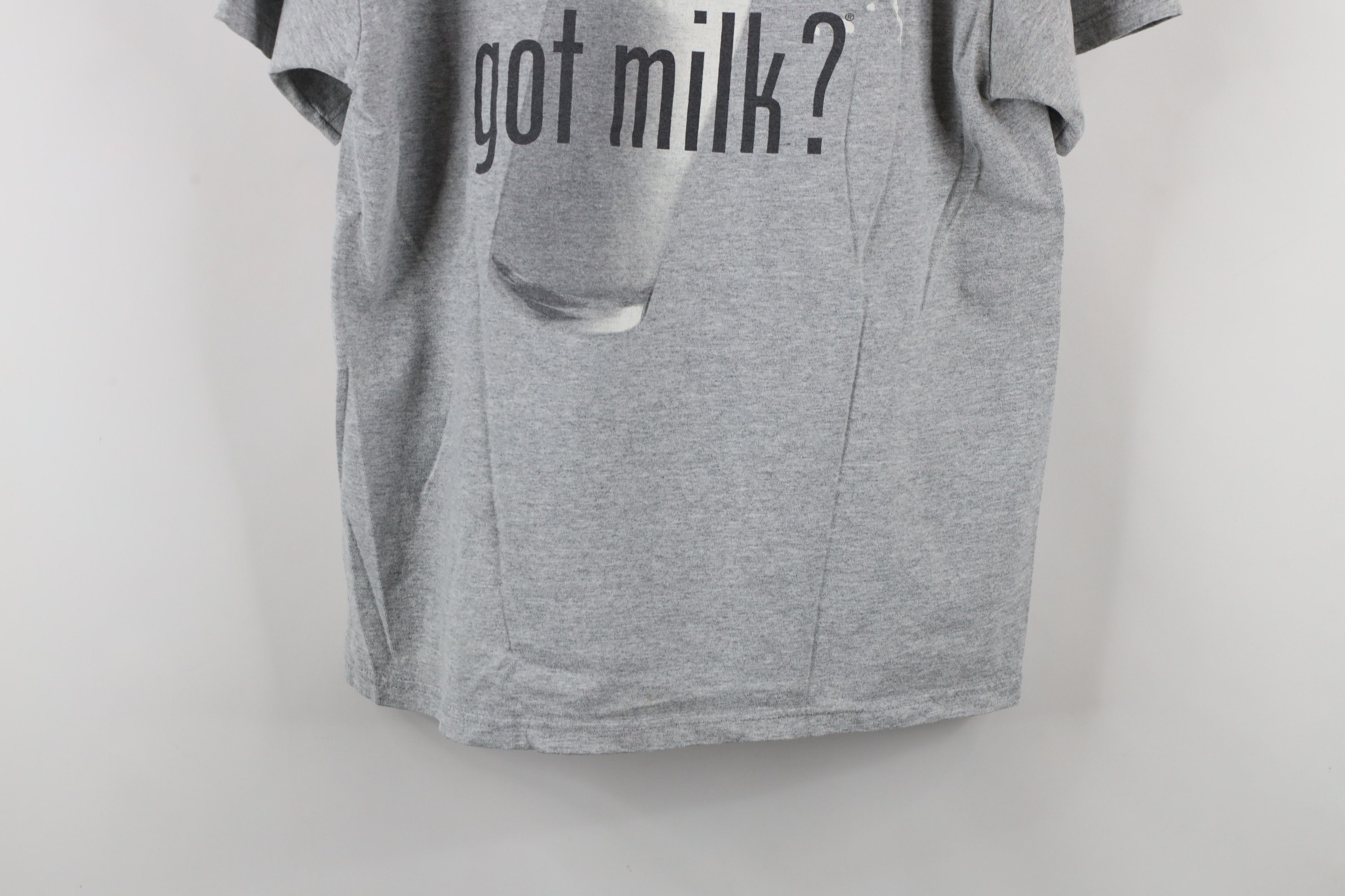Vintage Vintage Dairy Industry of Michigan Got Milk T-Shirt Gray Size L / US 10 / IT 46 - 10 Thumbnail