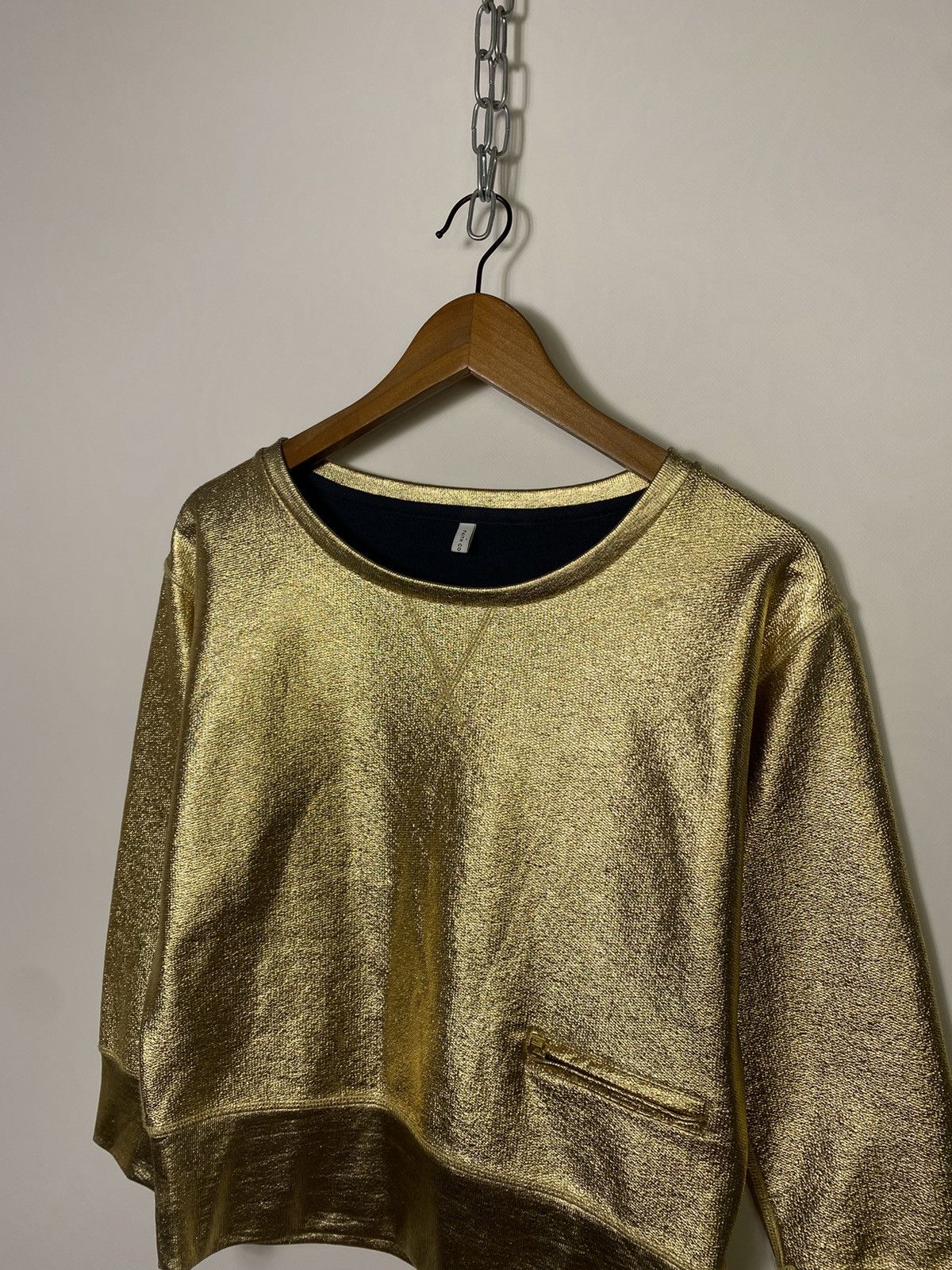Faith Connexion 🔥🔥Faith Connexion Gold Cotton Y2k Sweatshirt Size M / US 6-8 / IT 42-44 - 2 Thumbnail