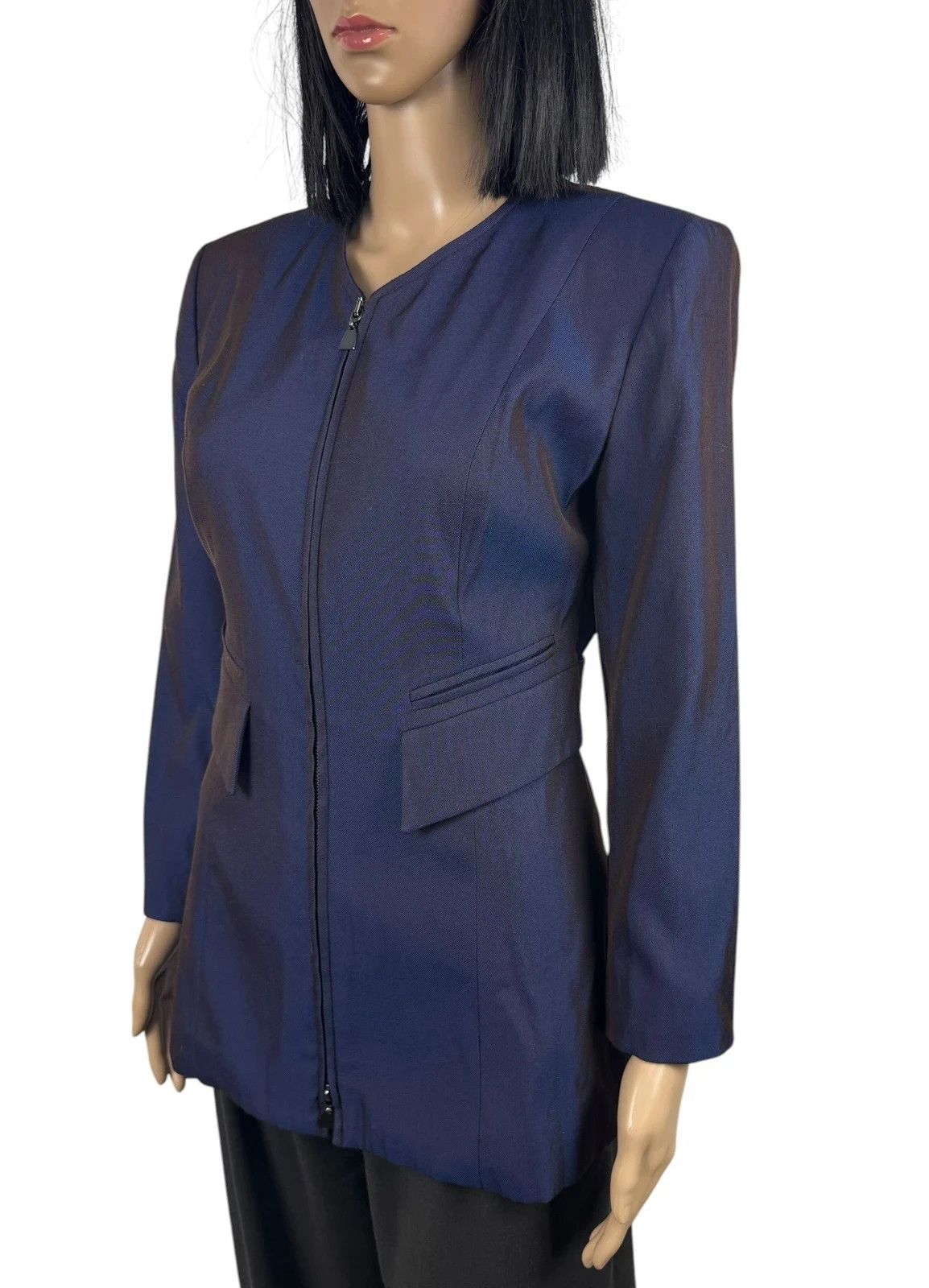 Claude Montana Claude Montana Wool Shimmer Jacket Vintage size 38 Size S / US 4 / IT 40 - 4 Thumbnail