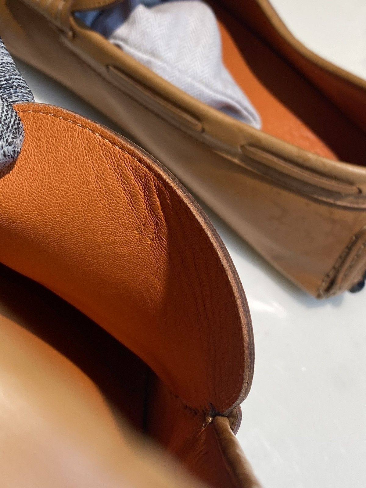 Hermes HERMES Brown IRVING LOAFERS Size US 11 / EU 44 - 9 Thumbnail