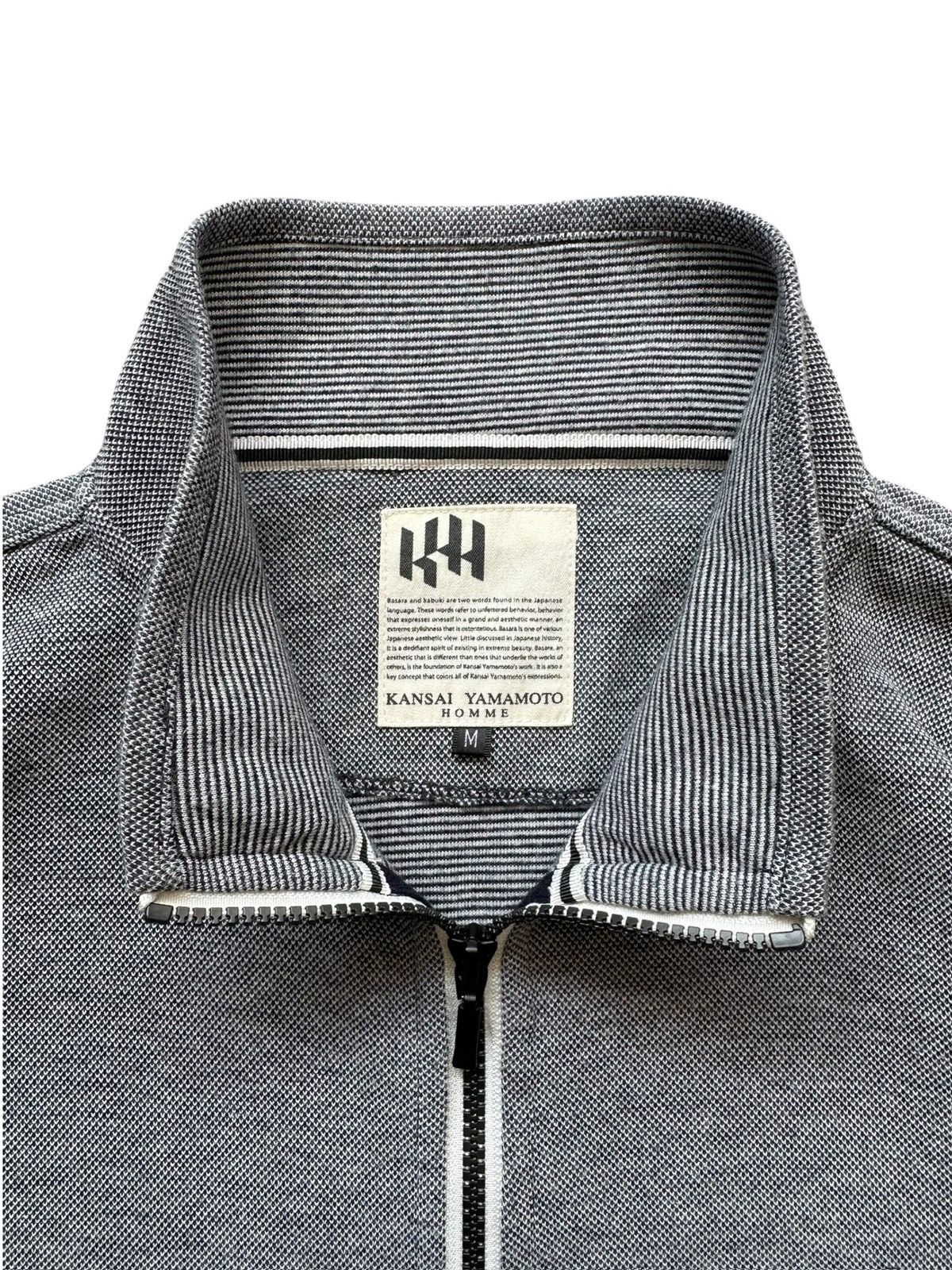 Kansai Yamamoto × Kenzo 00's Kansai Yamamoto Homme - Light zipper sweater Size US M / EU 48-50 / 2 - 5 Thumbnail