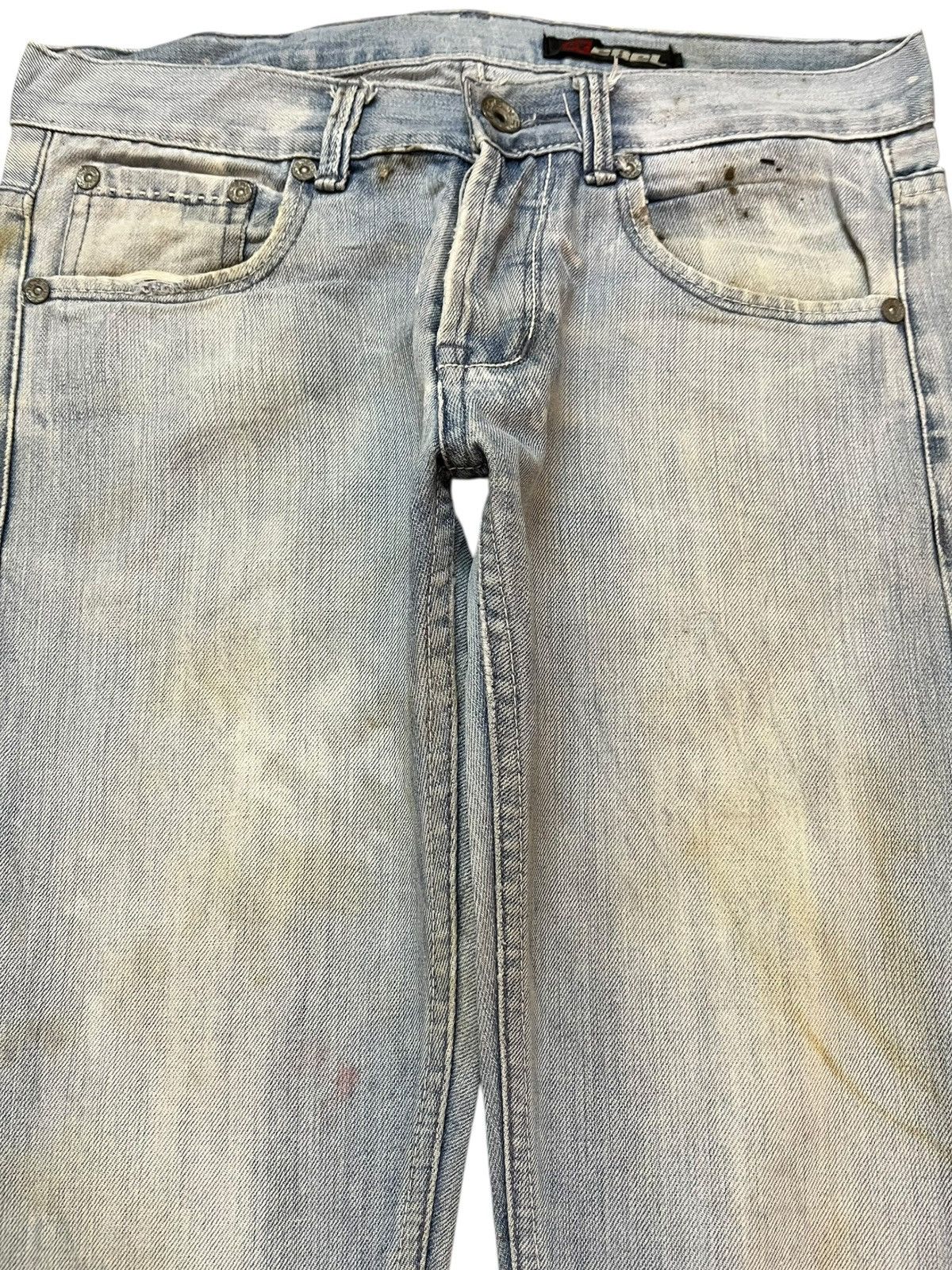 Rebel8 Vintage Rebel Faded Grunge Slim Fit Denim Size US 32 / EU 48 - 2 Thumbnail