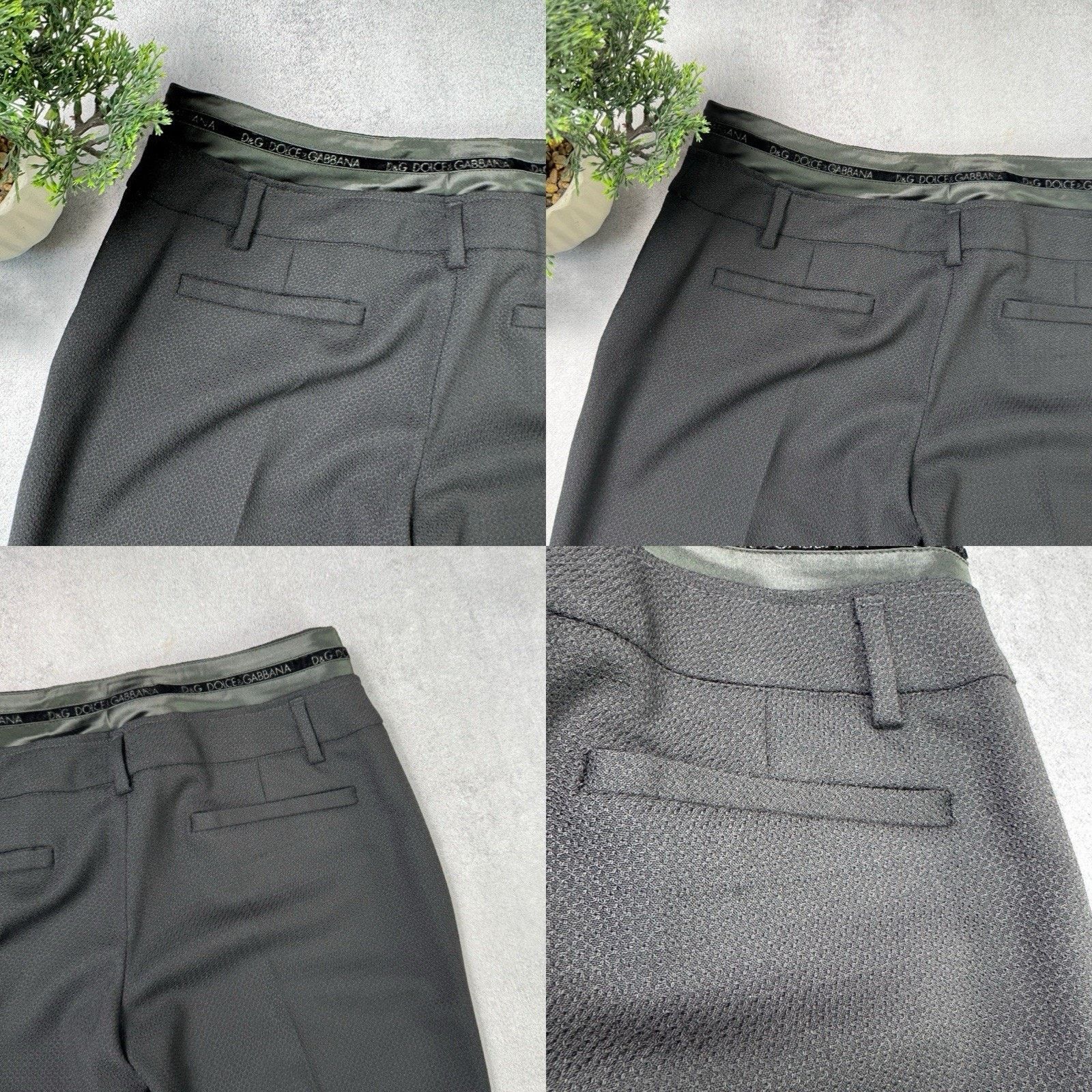 Dolce & Gabbana Vintage Dolce Gabbana Women Trousers Black Pants Size 28" / US 6 / IT 42 - 24 Thumbnail