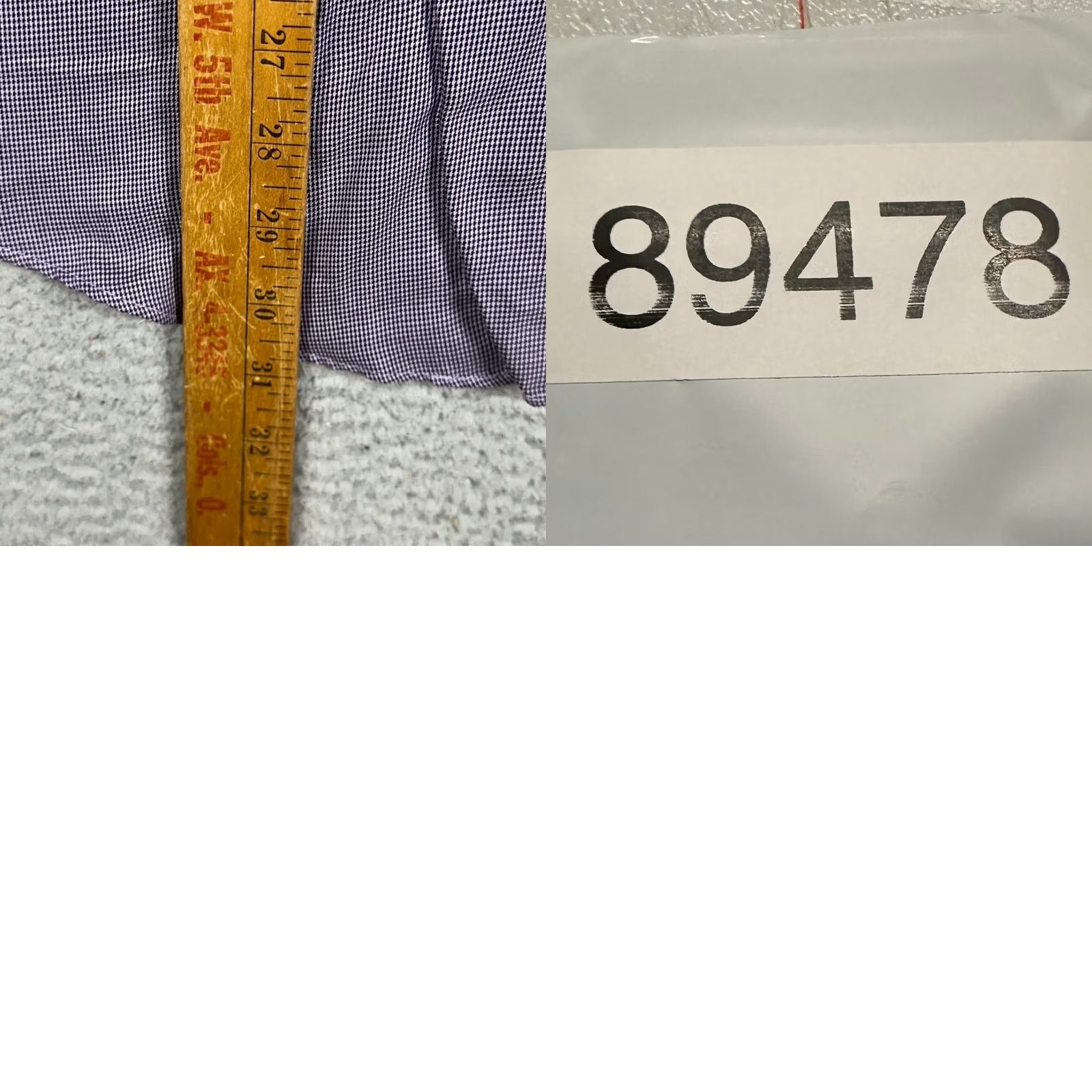 Van Heusen Van Heusen Dress Shirt Mens 14.5 32-33 Purple Regular Check Button up Shirt Mens Size 40R - 8 Thumbnail