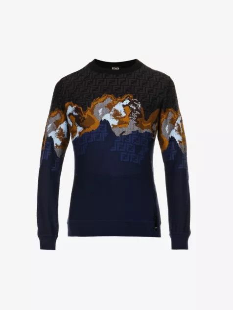 Fendi o1loc1c0824 Jumper in Multicolor Size US XS / EU 42 / 0 - 1 Thumbnail