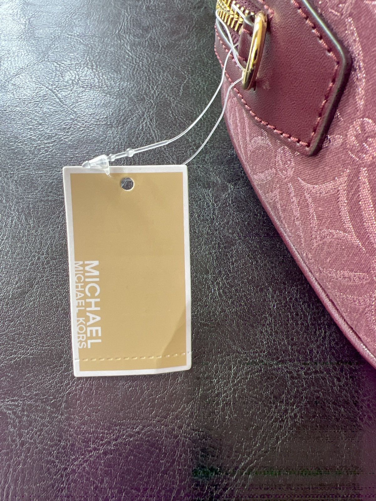 Michael Kors NEW Small Metallic Logo Jacquard Duffel Crossbody Bag Size ONE SIZE - 8 Thumbnail