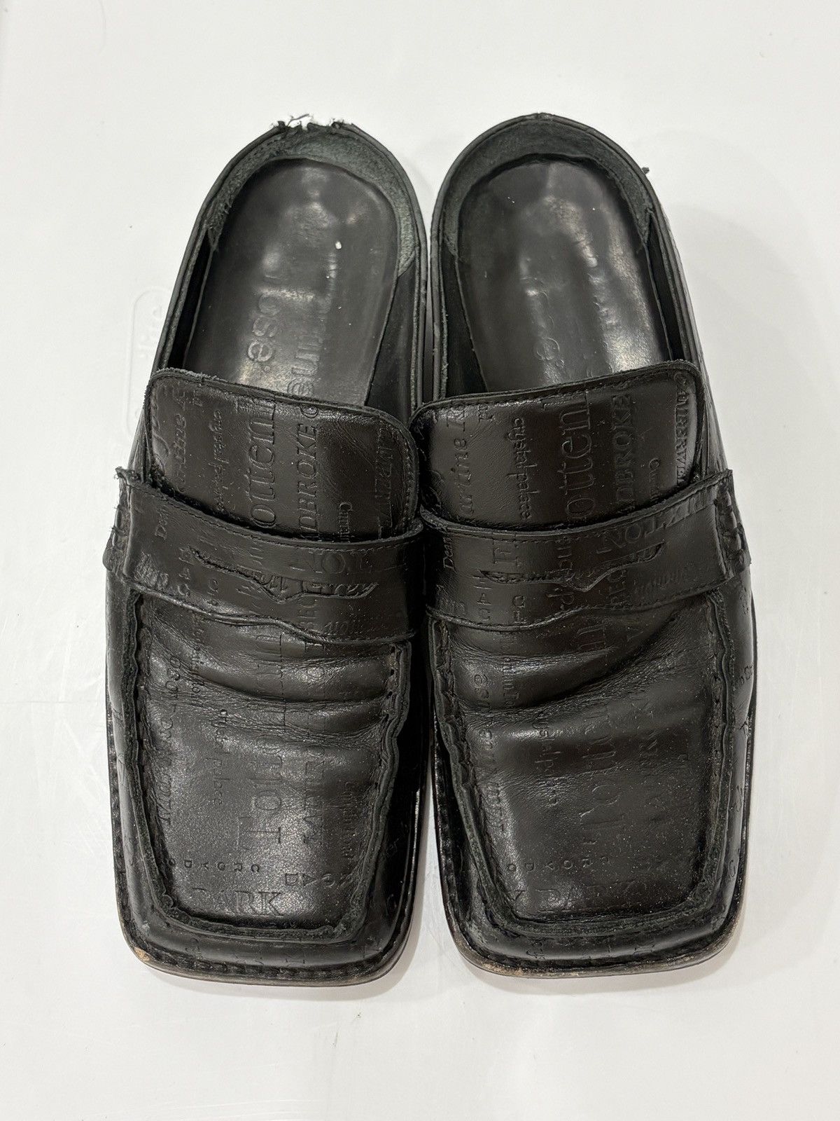 Martine Rose Martine Rose Square Toe Loafer Mule Black Size US 7 / IT 37 - 1 Thumbnail