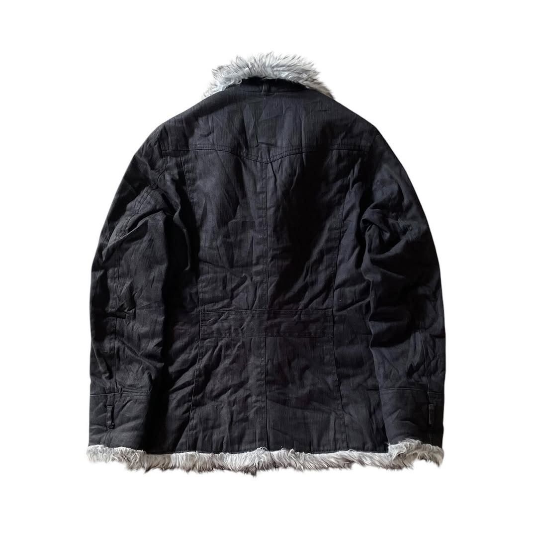 Nicole Club Nicole Club Arctic Fur Trimmed Button Up Jacket Size US M / EU 48-50 / 2 - 2 Thumbnail