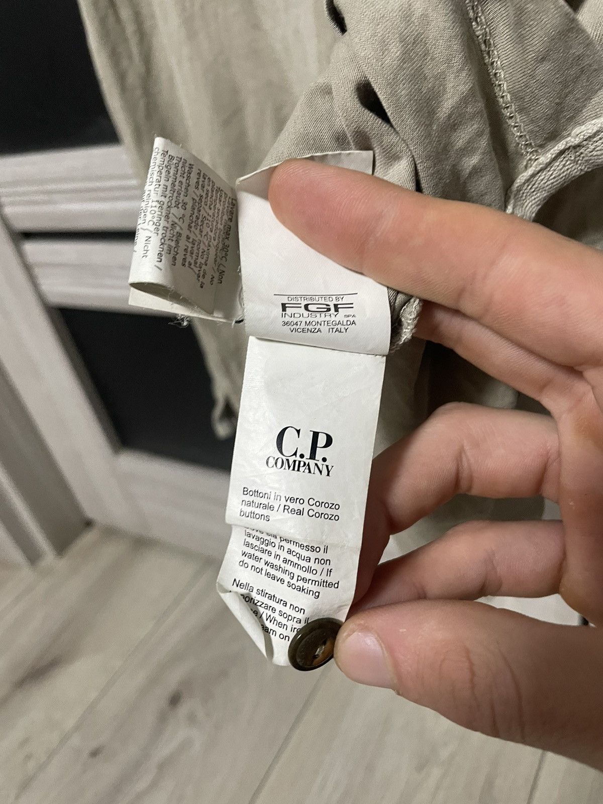 C.P. Company C.P. Company Massimo Osti Vintage Polo Shirt XXL Beige Size US XXL / EU 58 / 5 - 9 Thumbnail