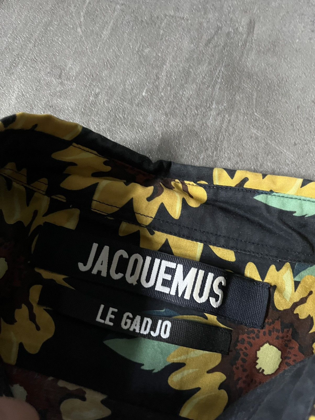 Jacquemus Jacquemus sunflower black button up shirt Size US L / EU 52-54 / 3 - 7 Thumbnail