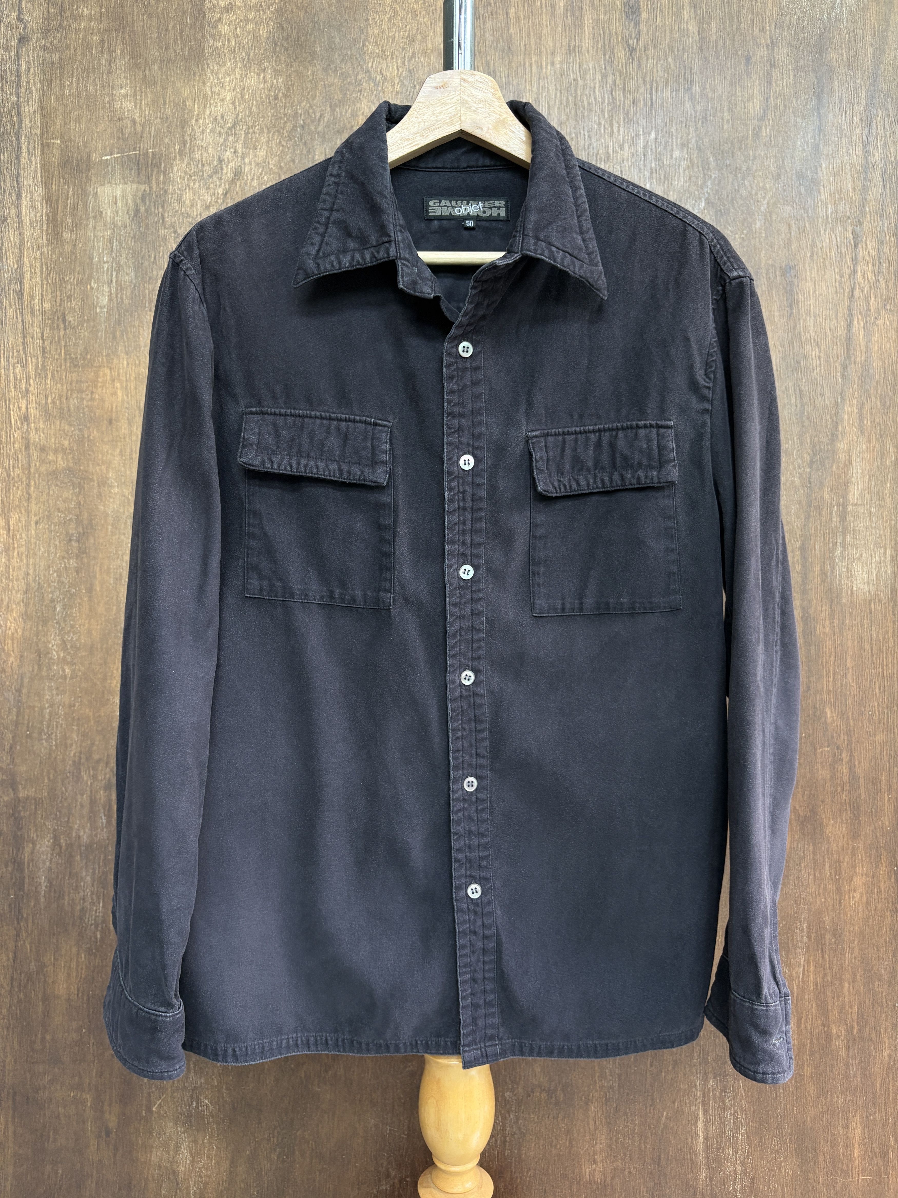 Jean Paul Gaultier Jean Paul Gaultier Classic Black Shirt Size US M / EU 48-50 / 2 - 1 Thumbnail