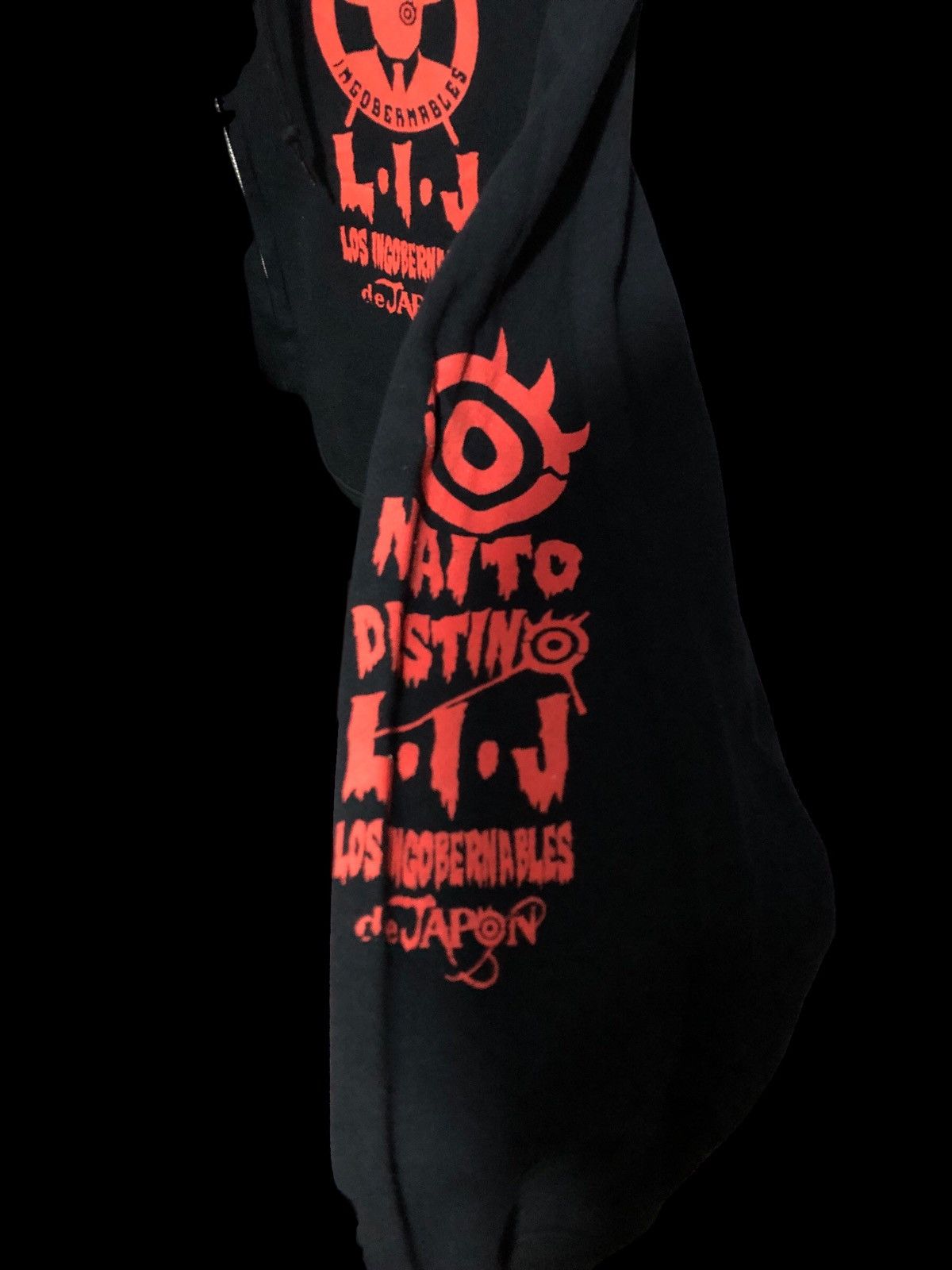 Japanese Brand × Vintage × WWF 🐞Tetsuya Naito TRANQUILO Los Ingobernables de Japon Hoodie🐞 Size US XL / EU 56 / 4 - 3 Thumbnail