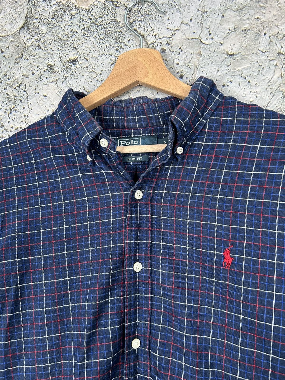 Polo Ralph Lauren Vintage Polo Ralph Lauren Checkered Shirt Button Ups 90s Size US L / EU 52-54 / 3 - 3 Thumbnail