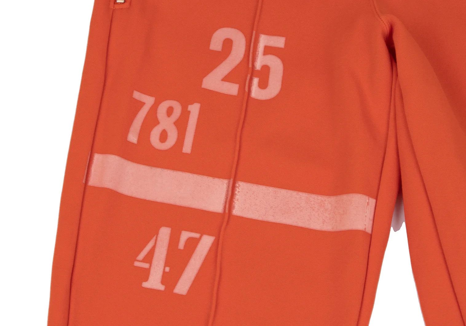 Comme des Garcons Homme Plus Numbering Track Pants in Orange Size L Size US 38 / EU 54 - 4 Thumbnail