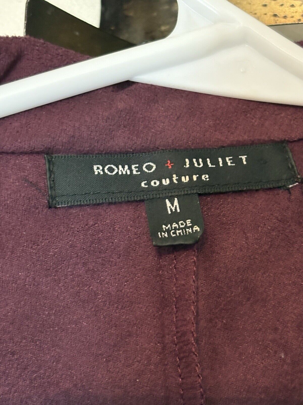 Other Romeo & Juliet Couture Faux Suede Cropped Cardigan Medium Size M / US 6-8 / IT 42-44 - 2 Thumbnail