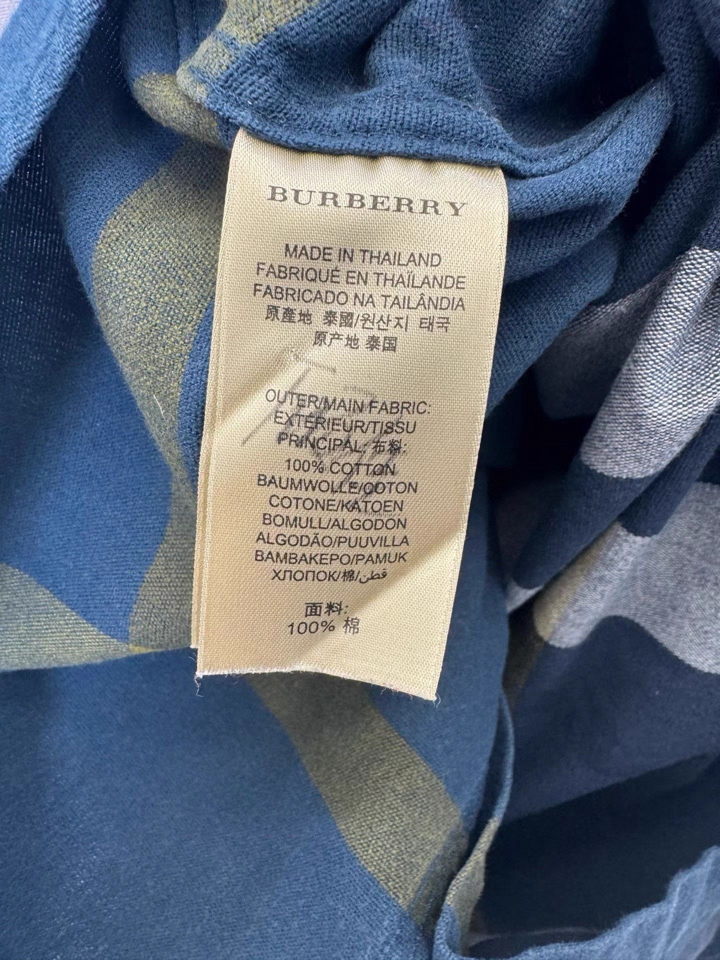 Burberry Burberry classic blue check shirt K36 Size US L / EU 52-54 / 3 - 4 Thumbnail