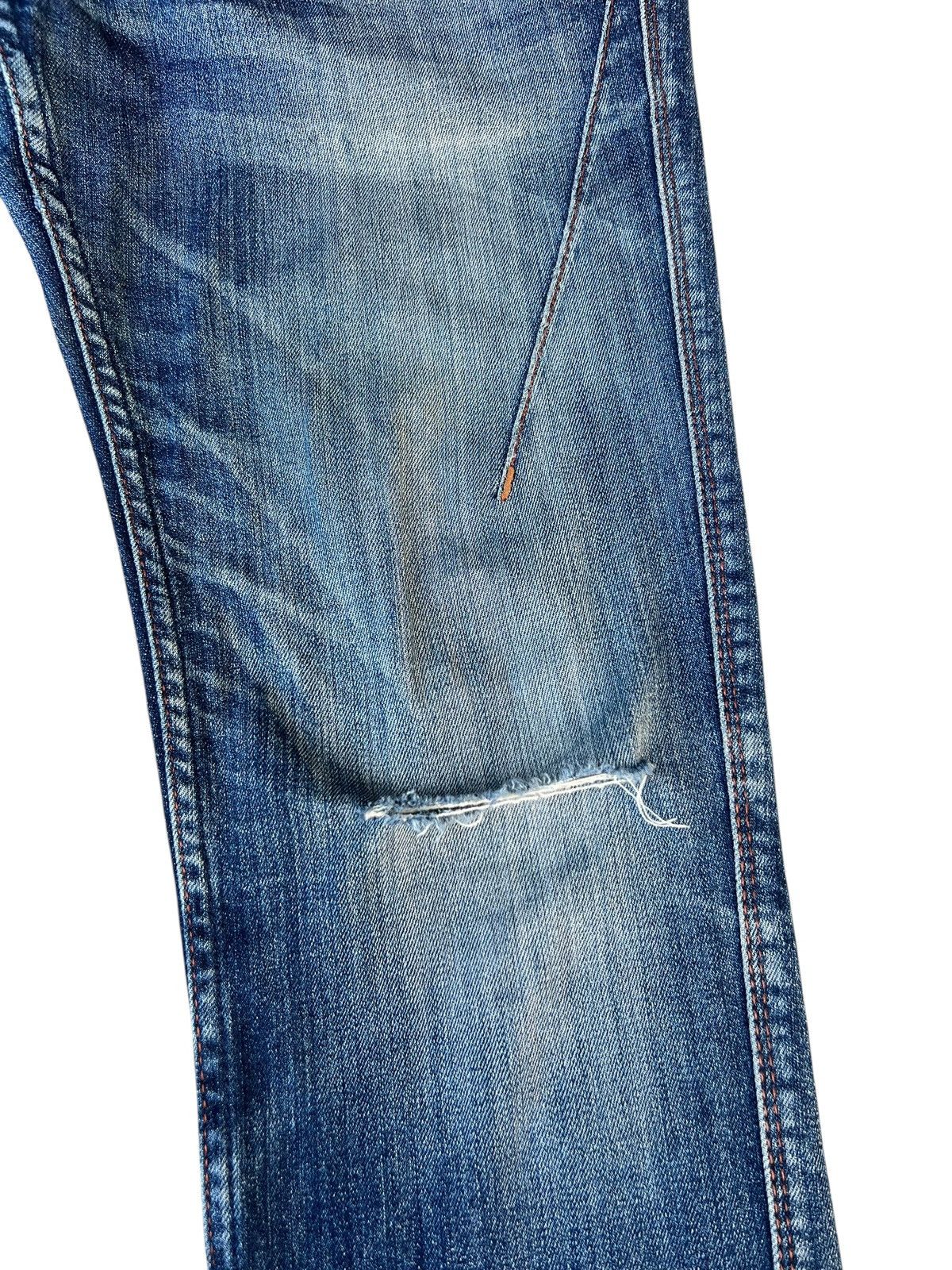 Nicole Club Distressed Mud Stretch Denim Nicole Hideaways Bootcut Jeans Size US 31 - 12 Thumbnail