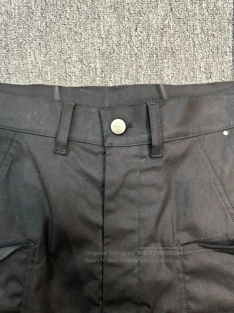 Rick Owens Rick Owens Black Cargo Shorts for Men. Size US 28 / EU 44 - 3 Thumbnail