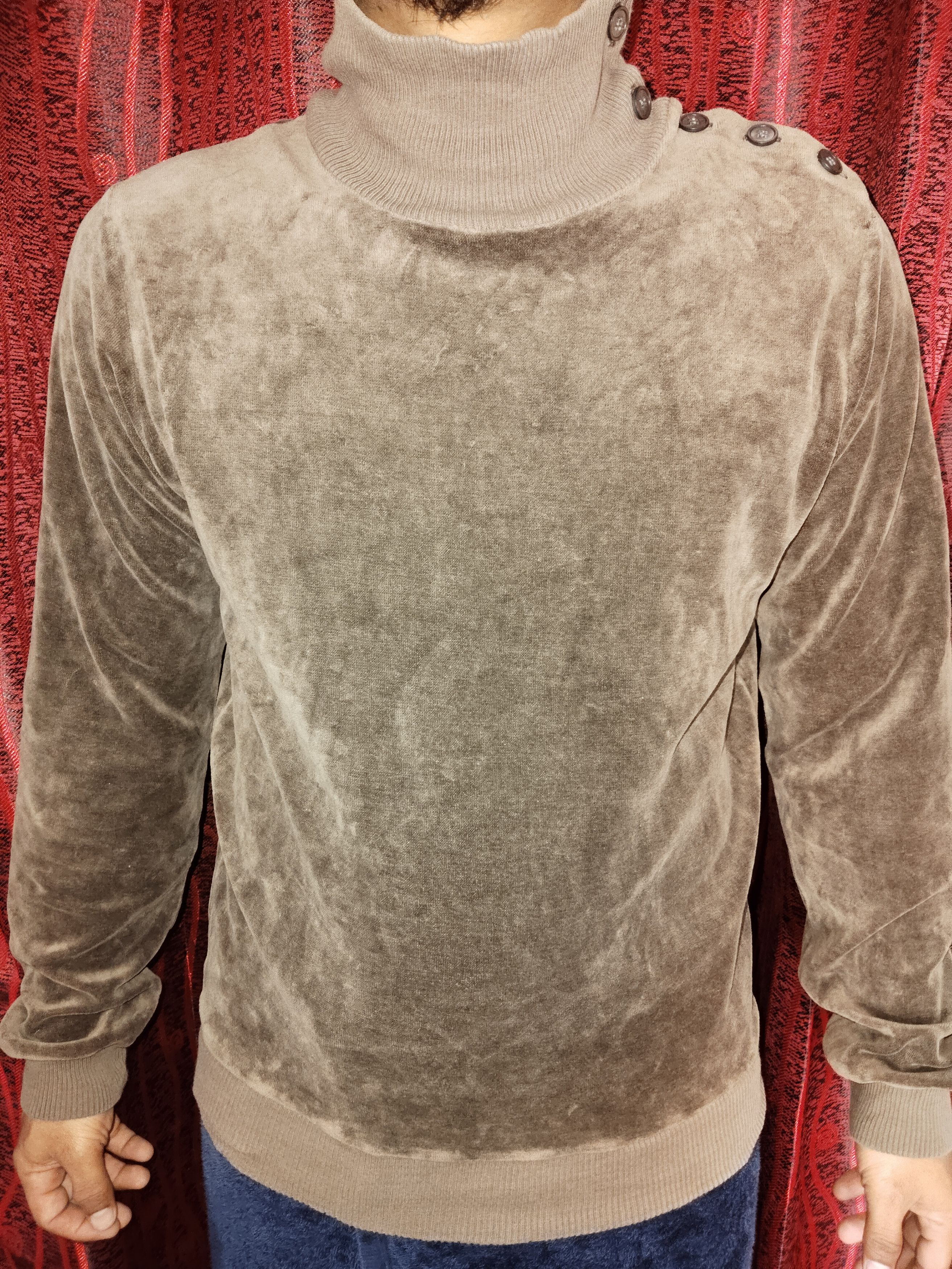 A.P.C. A.P.C Velvet Plain Sweatshirt Size US M / EU 48-50 / 2 - 8 Thumbnail