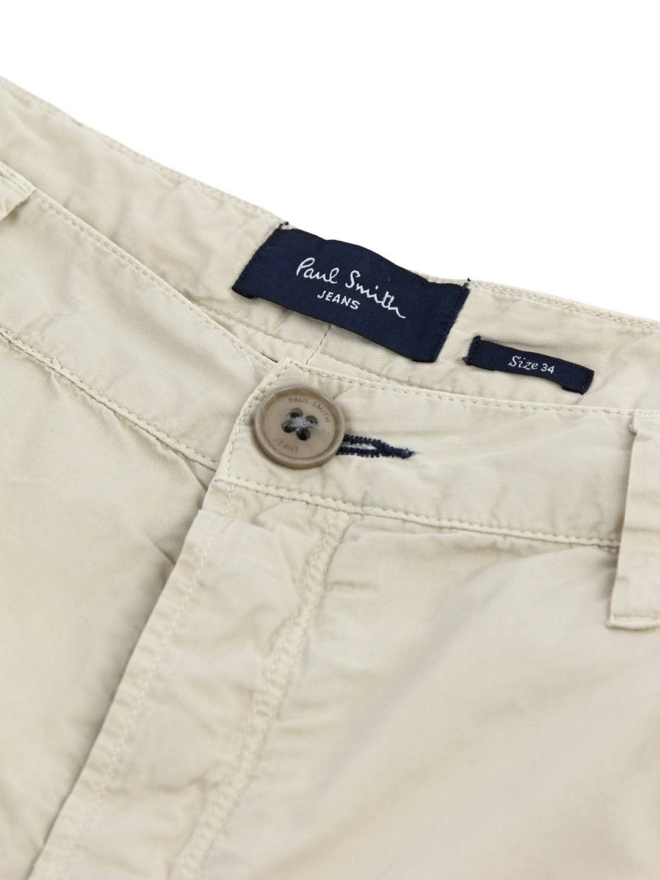 Paul Smith PAUL SMITH Beige chino shorts with logo Size US 34 / EU 50 - 3 Thumbnail