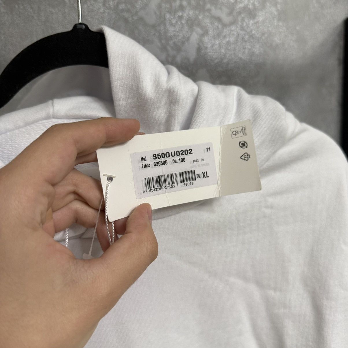 Maison Margiela Maison Margiela White Hoodie Size US XL / EU 56 / 4 - 6 Thumbnail