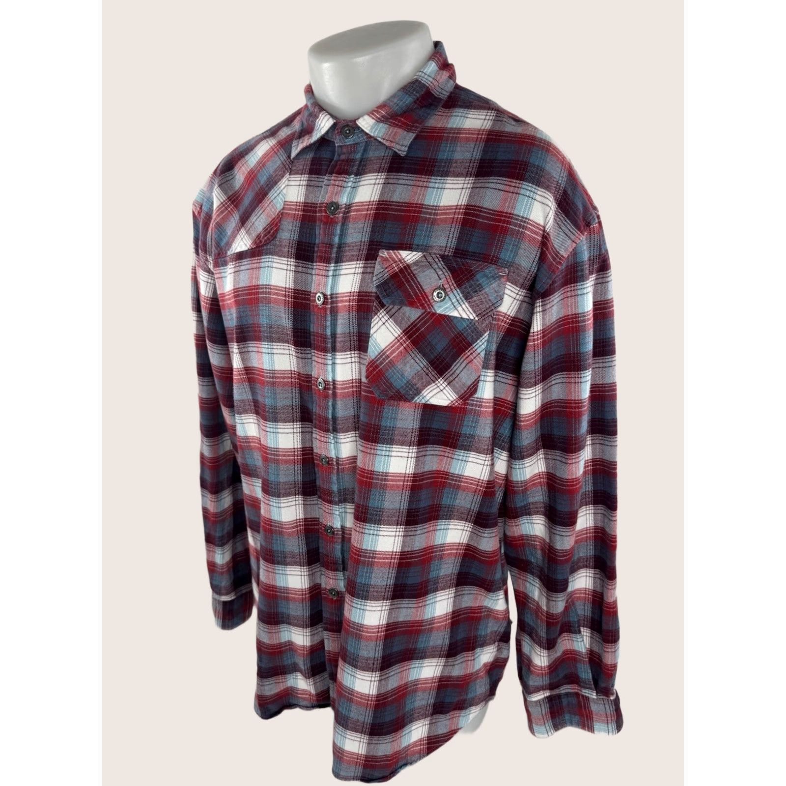 Howler Brothers HOWLER BROS Western Shirt Plaid Flannel XL Button-Up Long Sleeve Men Shoulder / Forearm Patch Multicolor XS? XL Size US XL / EU 56 / 4 - 1 Thumbnail