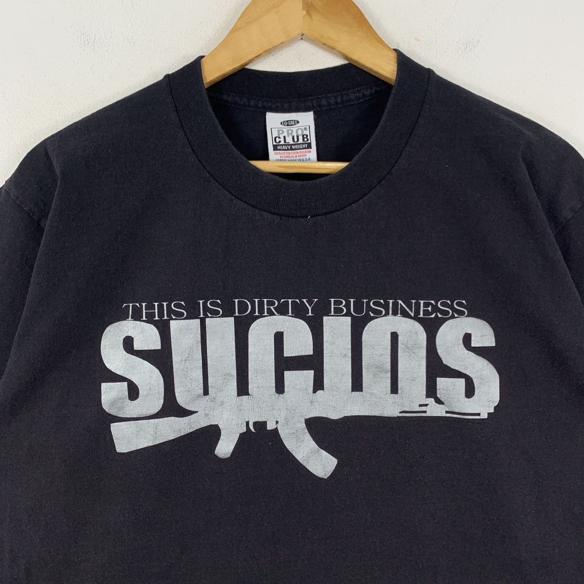 Vintage Vintage KING LIL G Sucios This Is Dirty Business Tshirt Size US L / EU 52-54 / 3 - 4 Thumbnail