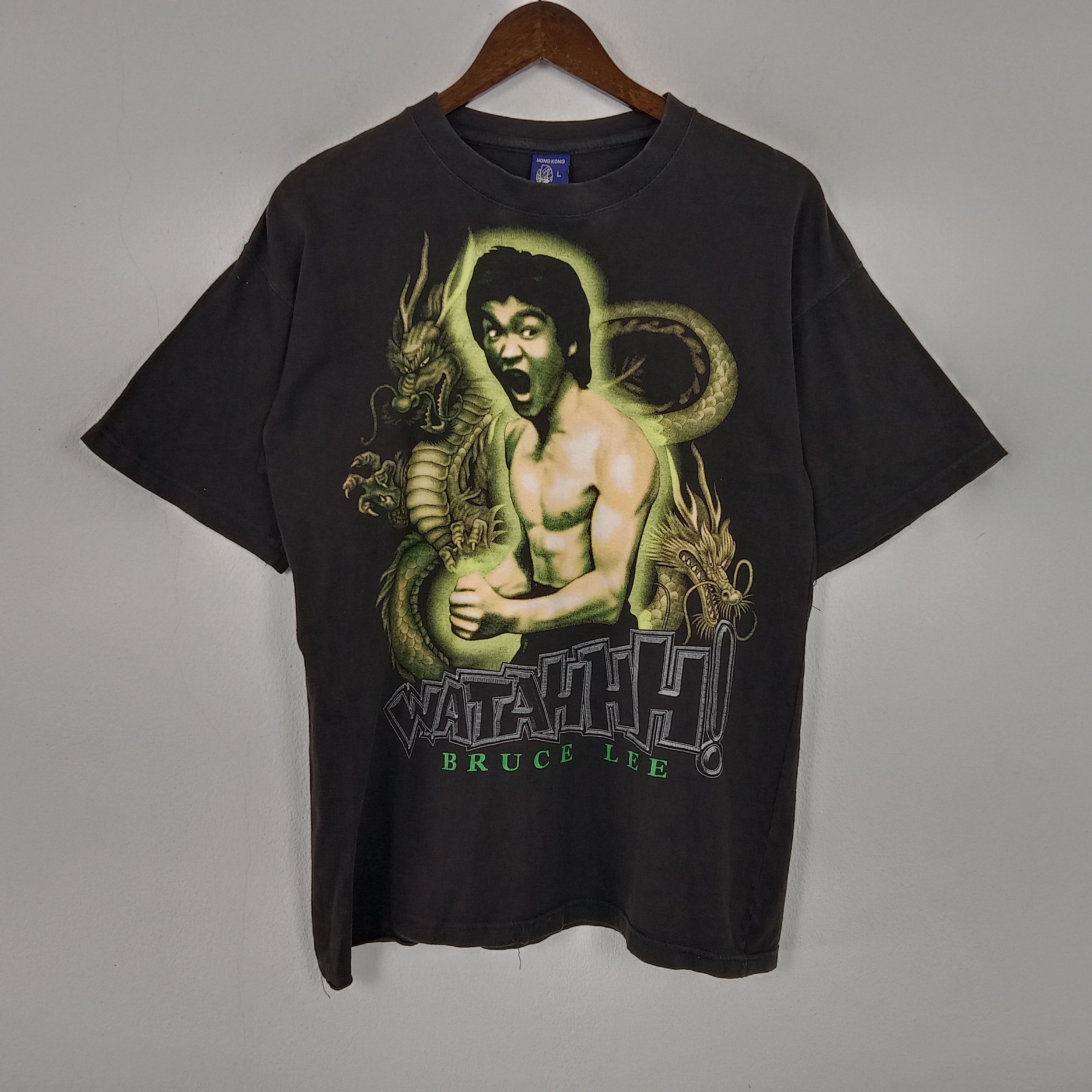 Vintage Vintage Bruce Lee Tshirt Size US M / EU 48-50 / 2 - 1 Thumbnail