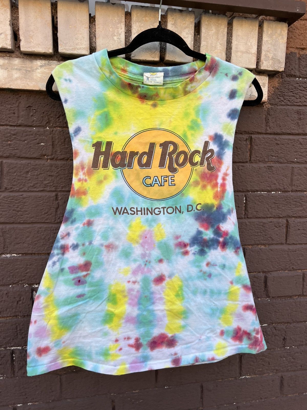 Vintage 80’s 90’s Vintage Hard Rock Cafe Washington D.C. Tank Top T Size US L / EU 52-54 / 3 - 1 Thumbnail