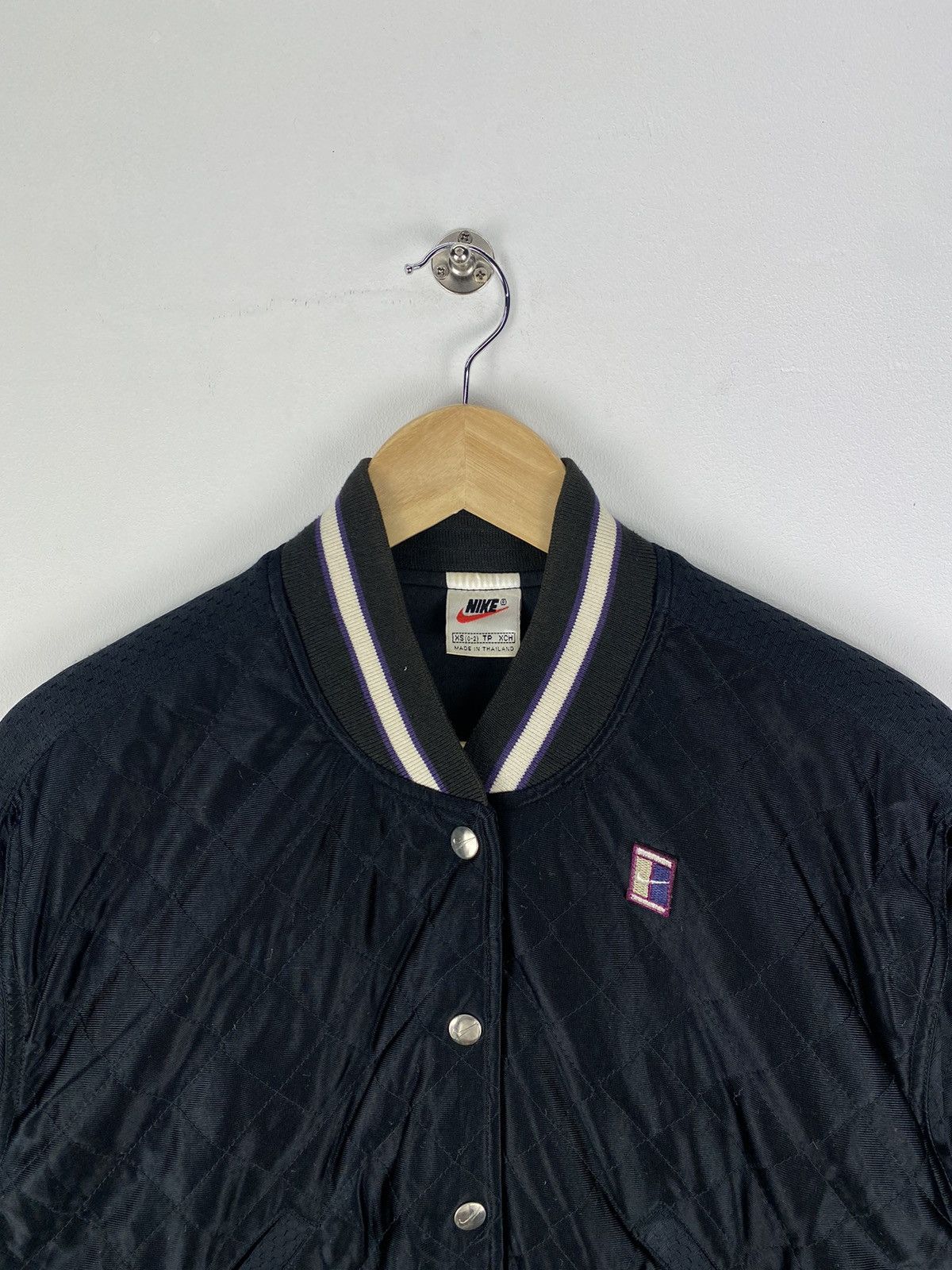 Nike Vintage 90’s Nike Quilted varsity Jacket Size XS / US 0-2 / IT 36-38 - 7 Thumbnail