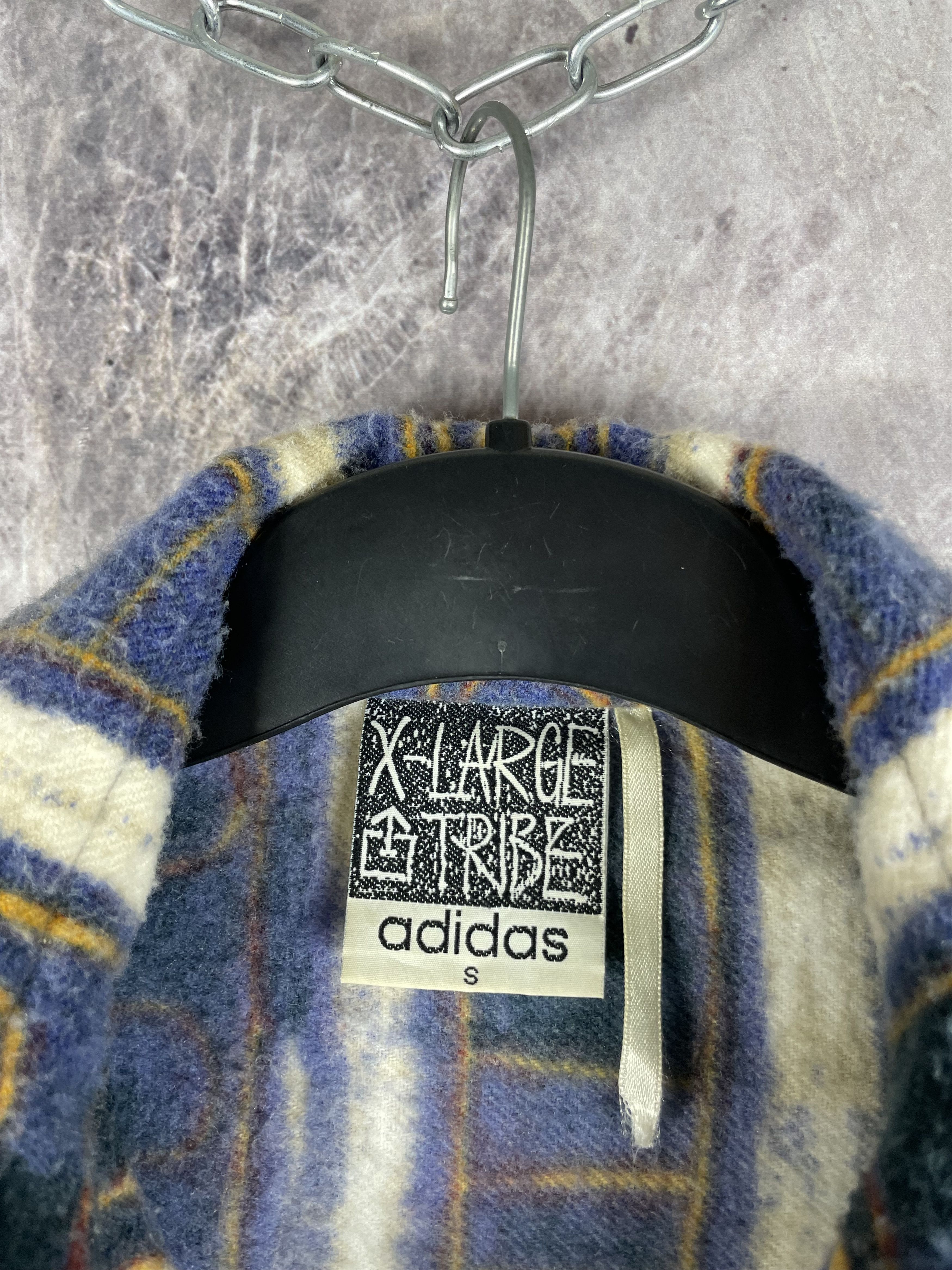 Adidas Adidas X-Large Tribe Woven Rugged Flannel Overshirt Size US S / EU 44-46 / 1 - 4 Thumbnail