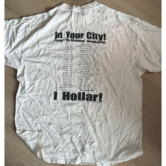Other Vintage 2001 Cedric The Entertainer Tour T Shirt Goat‎ Rare Size US XL / EU 56 / 4 - 4 Thumbnail