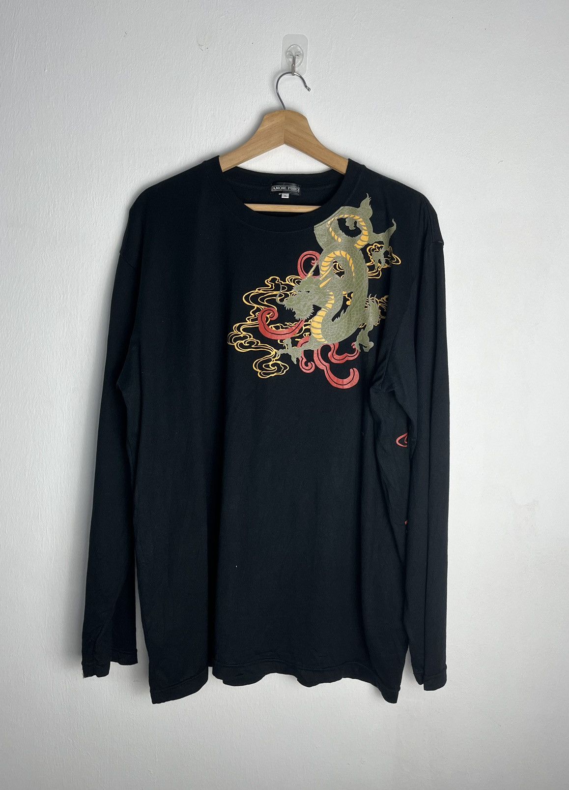 Japanese Brand Sukajan Japan Dragon VS Tiger Full Printed Tshirt Amore Puro Size US XL / EU 56 / 4 - 4 Thumbnail