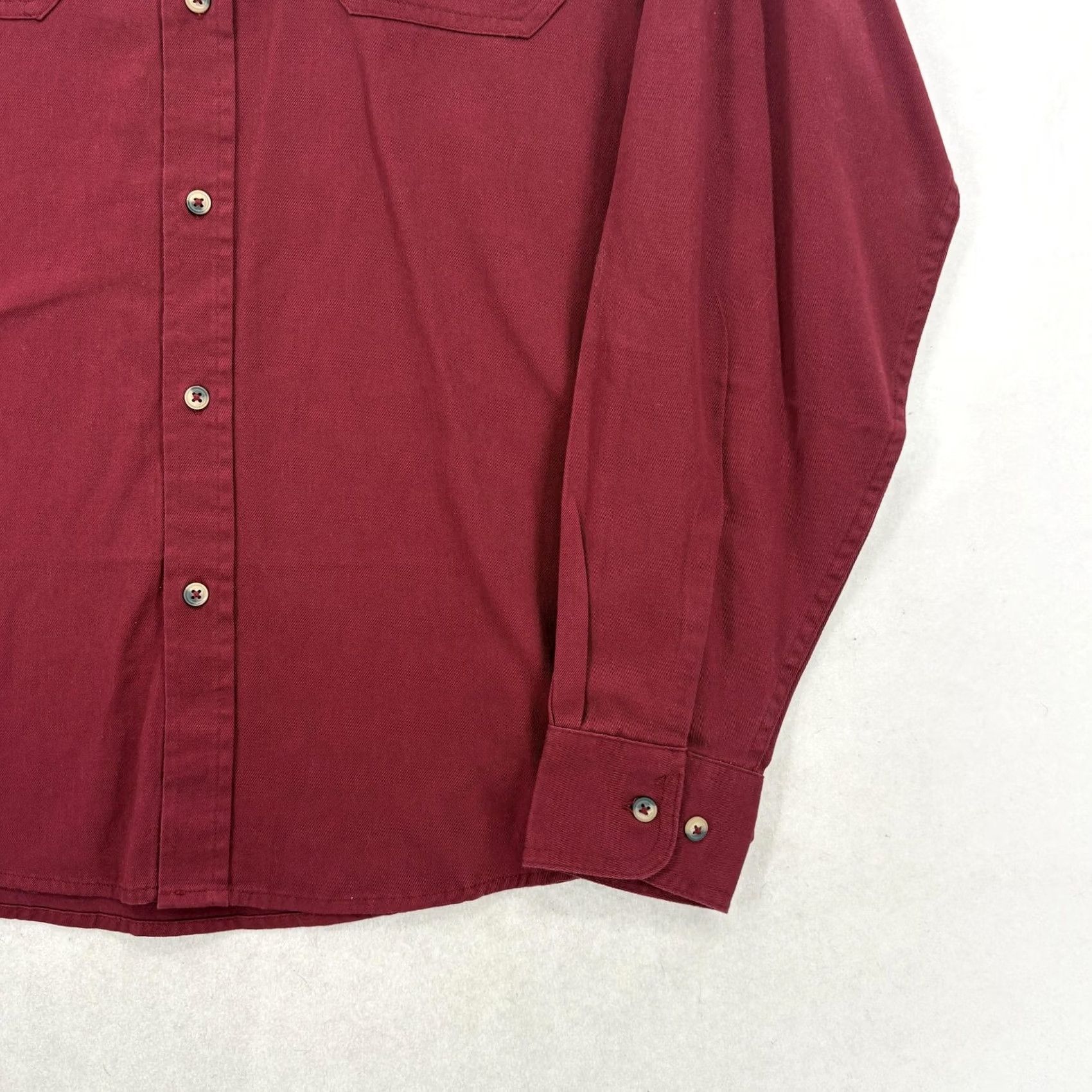 Wrangler Wrangler Shirt Mens M Red Long Sleeve Button Up Relaxed Fit Cotton NWT Vintage? No Size US M / EU 48-50 / 2 - 3 Thumbnail