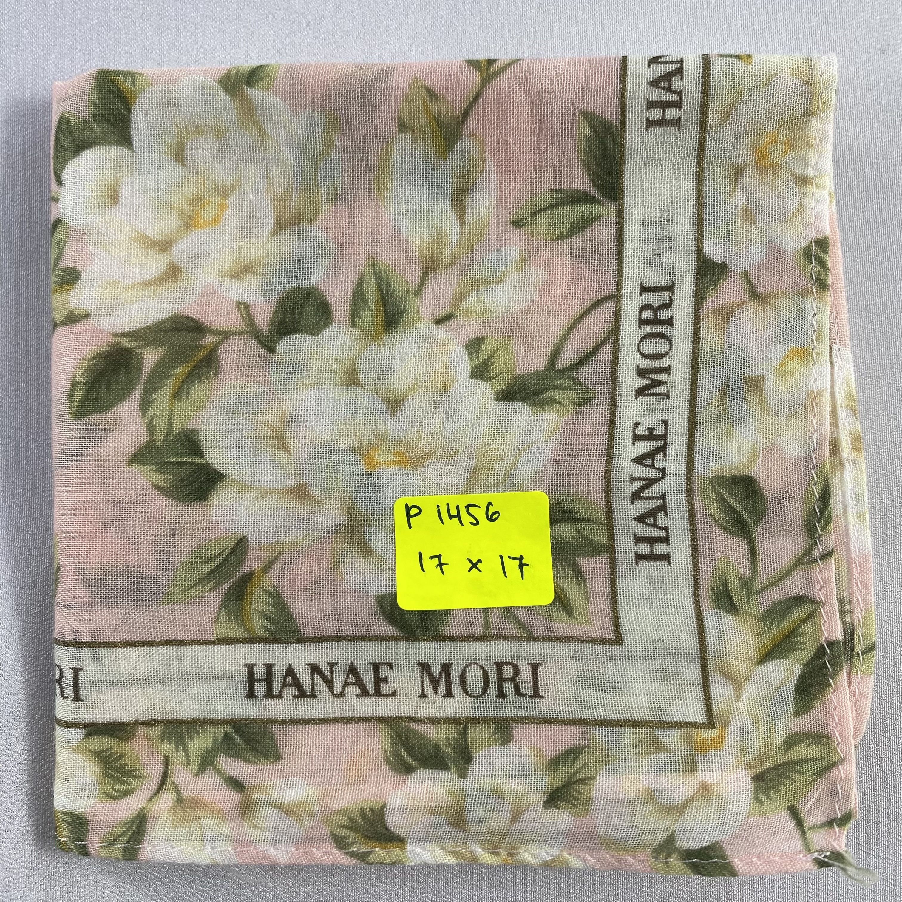 Hanae Mori × Vintage Hanae Mori Bandana/ Handkerchief / Neckerchief-P1456 Size ONE SIZE - 5 Thumbnail