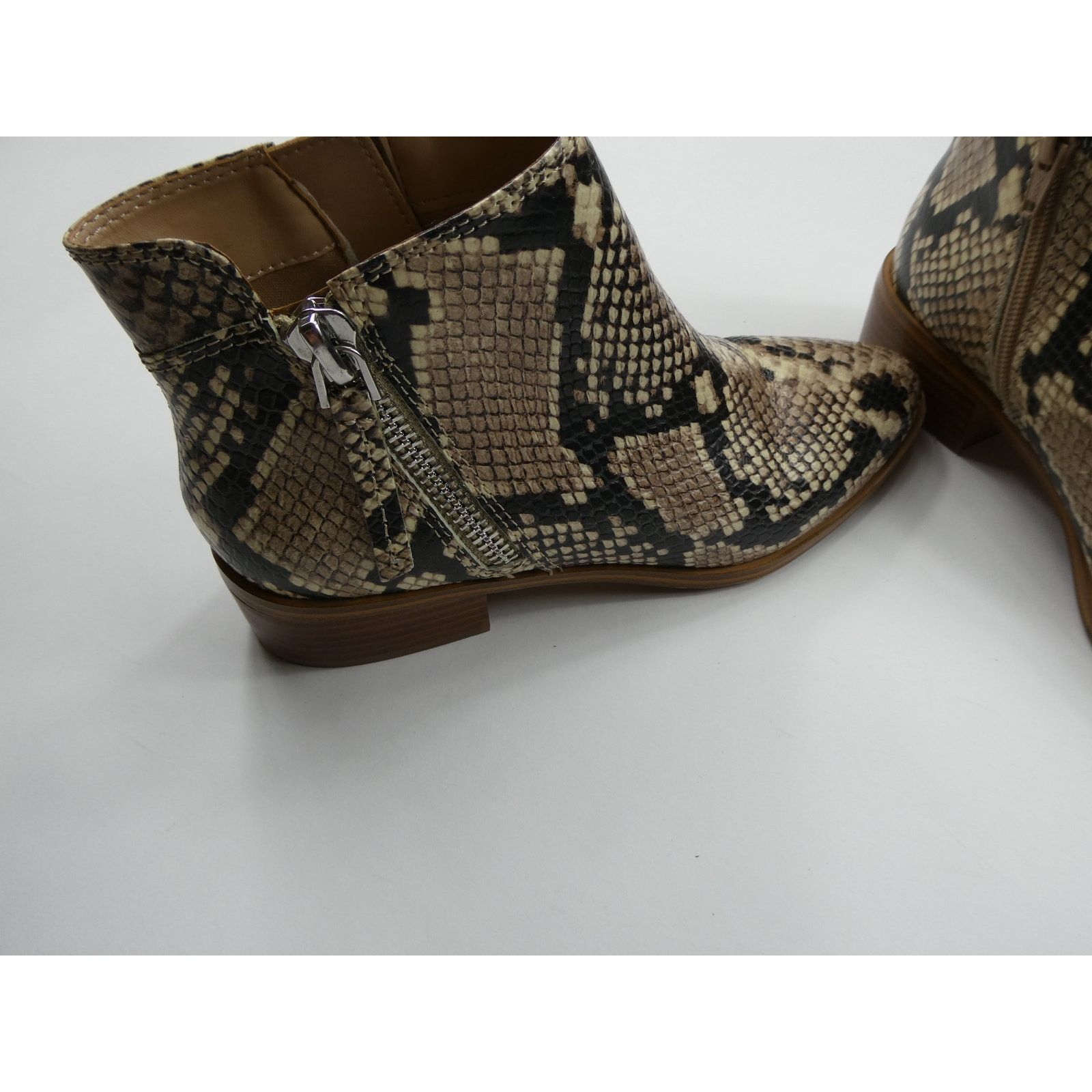 Aldo ALDO python print booties, size 7, new without box Size US 7 / IT 37 - 3 Thumbnail