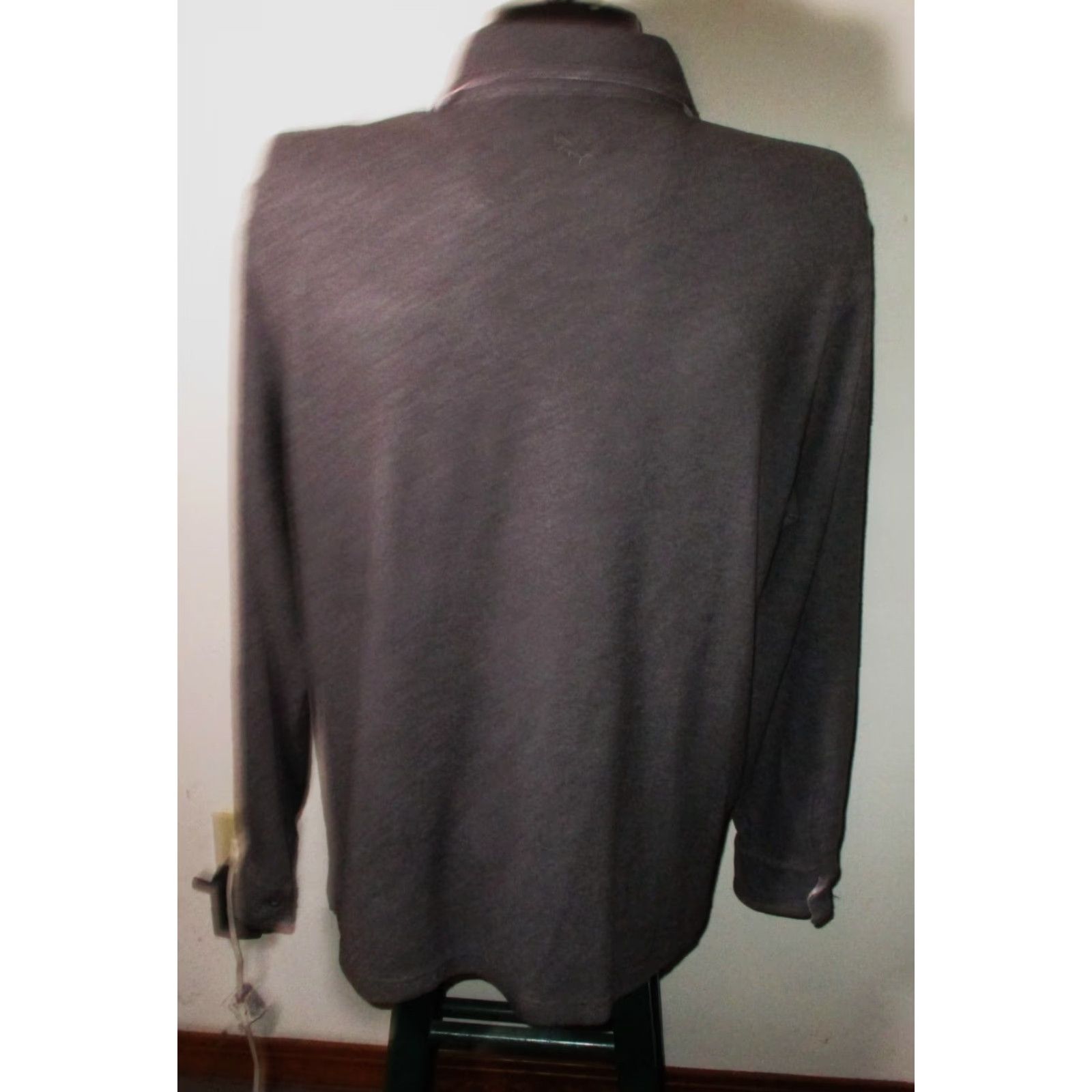 Tommy Bahama TOMMY BAHAMA Sweatshirt Shirt XL Mens Gray Long Sleeve Polo Jersey Pullover Adult Regular Fit All Seasons Vintage No Size US XL / EU 56 / 4 - 6 Thumbnail