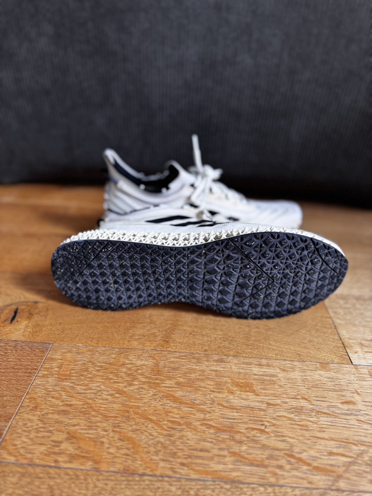 Adidas Adidas Parley x 4DFWD ‘Off-White Almost Lime’ Size US 11 / EU 44 - 6 Thumbnail
