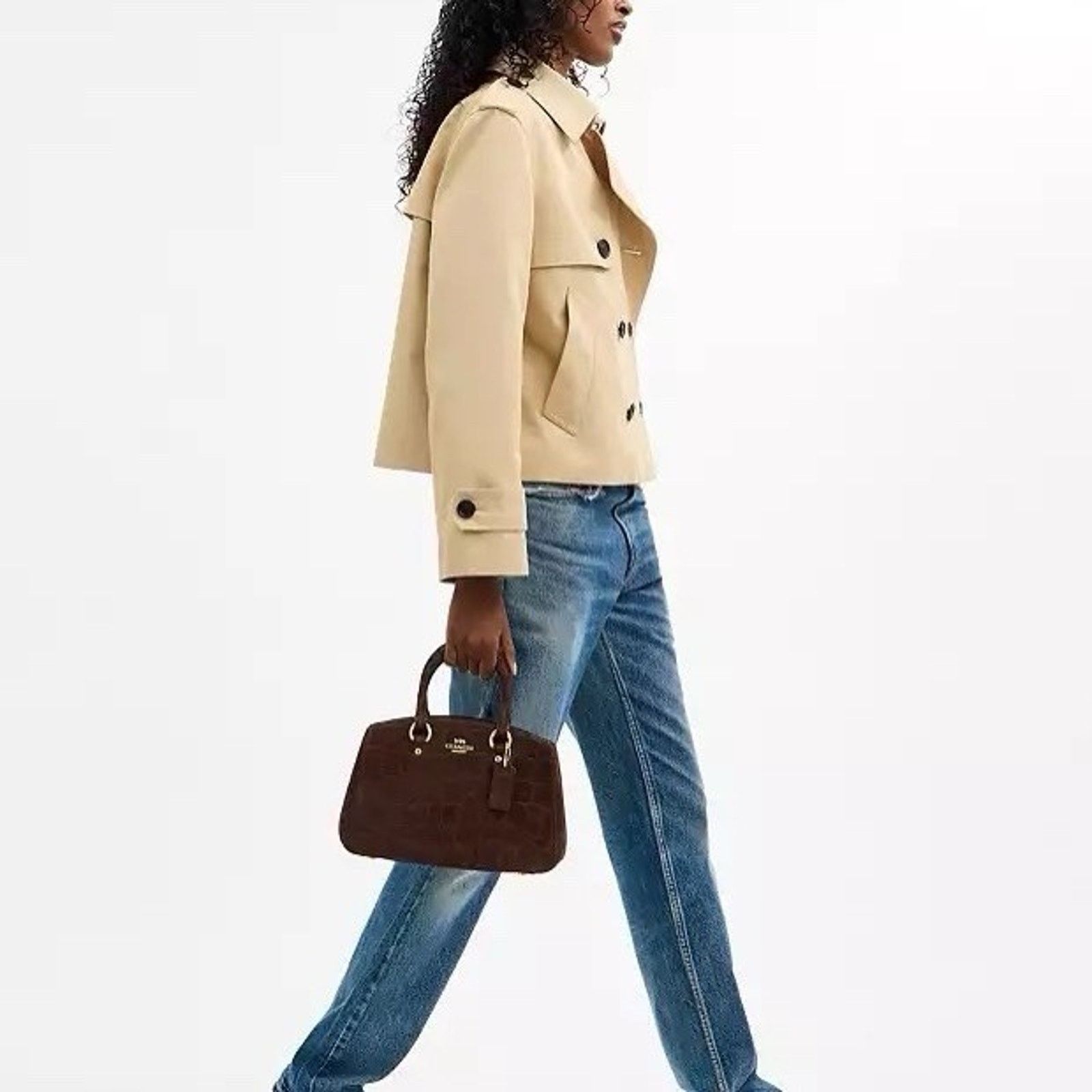 Coach NWT Coach Savannah Small Carryall Bag CCC73 Gold/Maple Size ONE SIZE - 10 Thumbnail