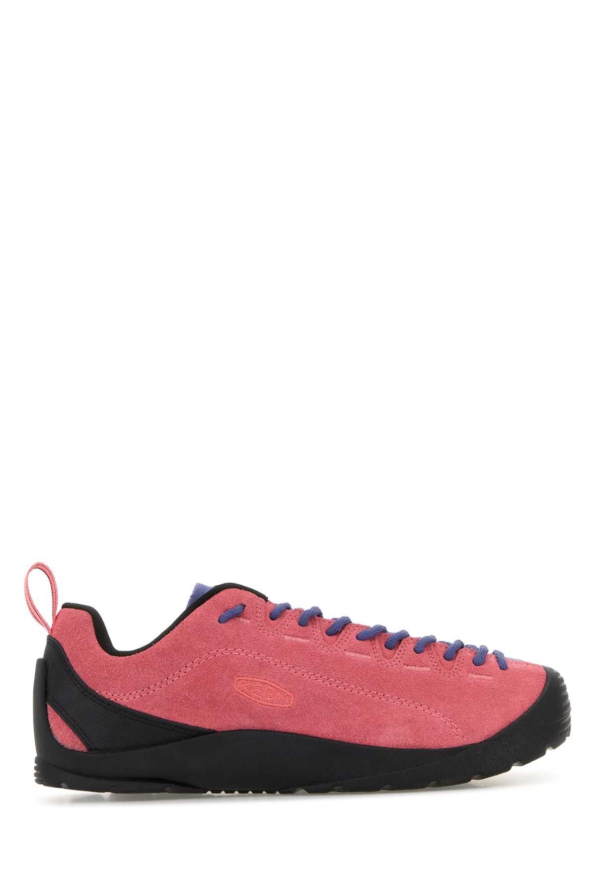 KEEN Pink Suede Jasper Sneakers Size US 8 / IT 38 - 1 Thumbnail